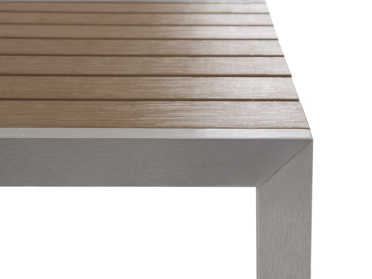 Garden Dining Set with Benches 6 Seater NARDO Brown