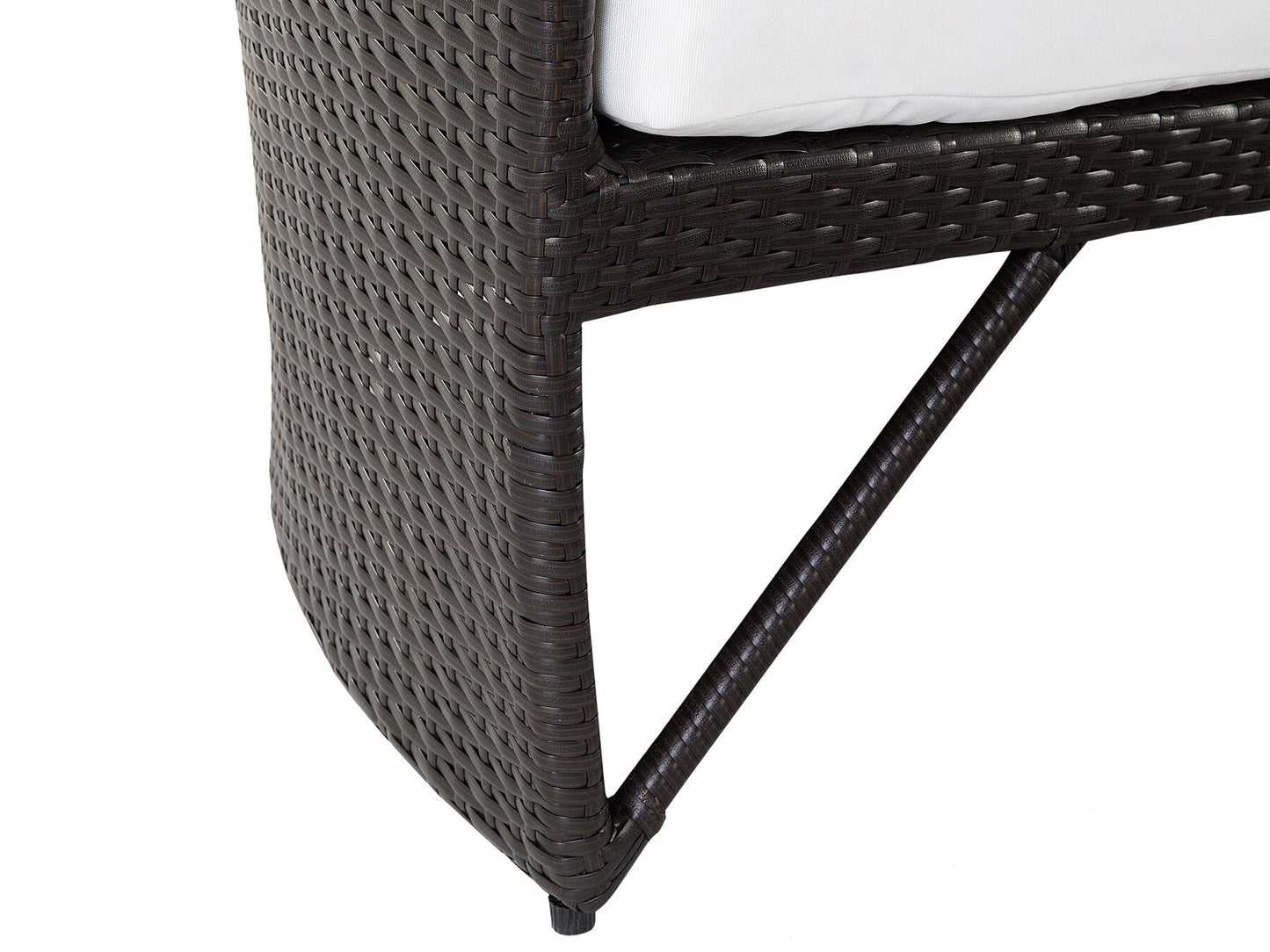 Garden Daybed Rattan Dark Brown