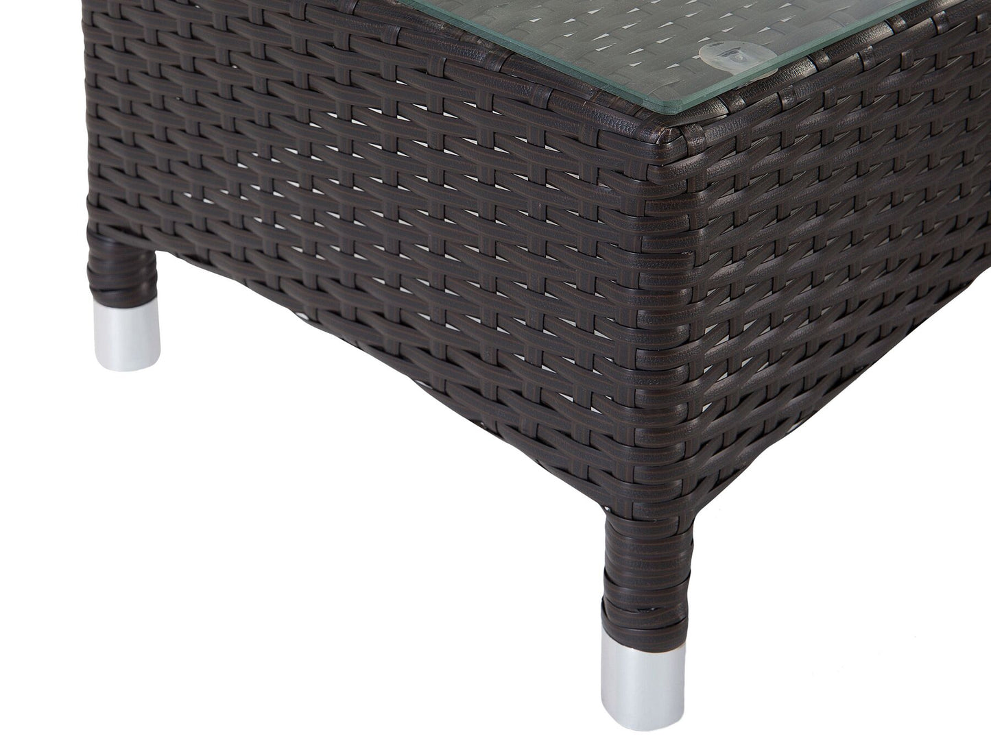 Garden Daybed Rattan Dark Brown