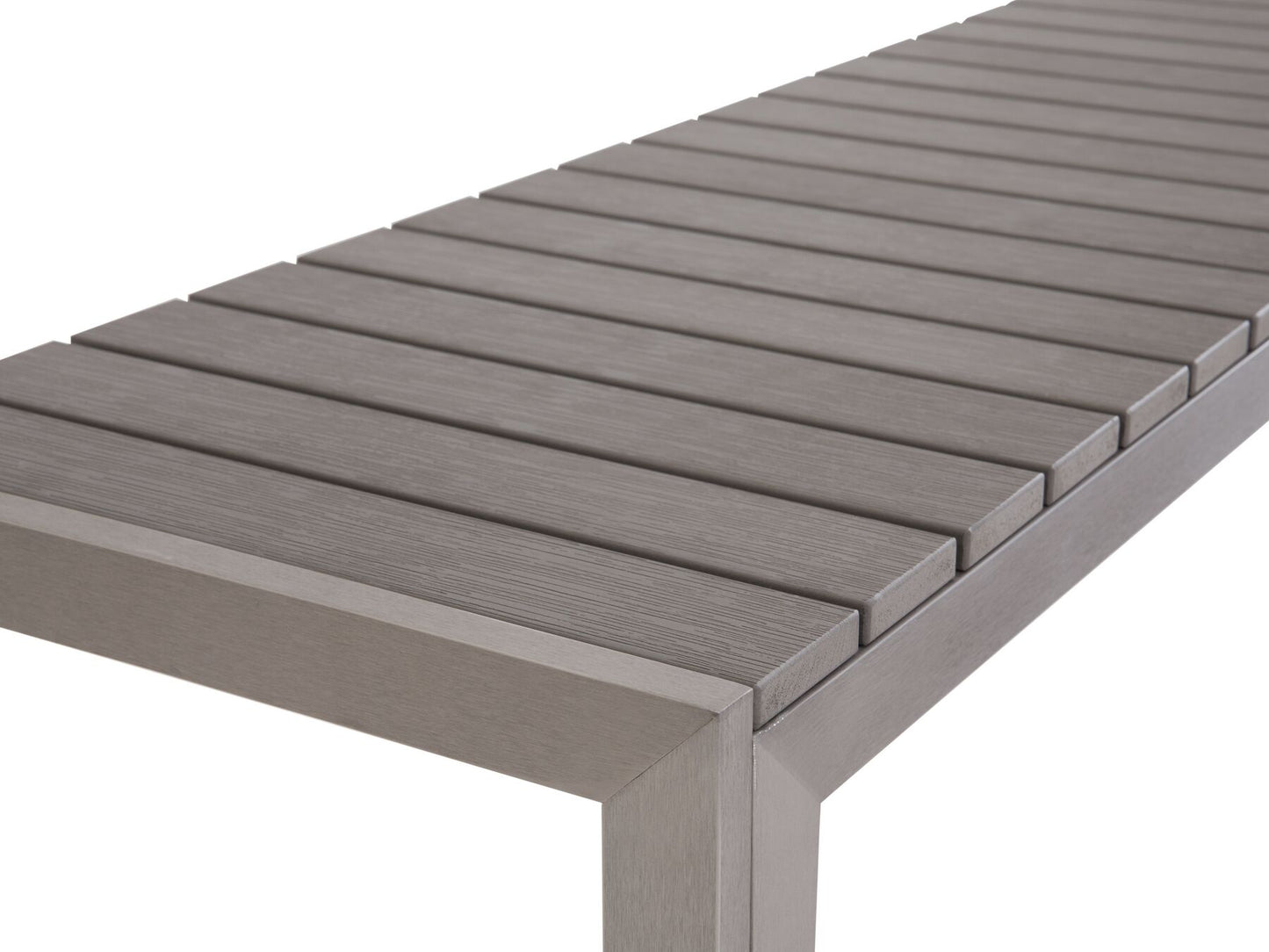 Garden Dining Set with Benches 6 Seater NARDO Grey