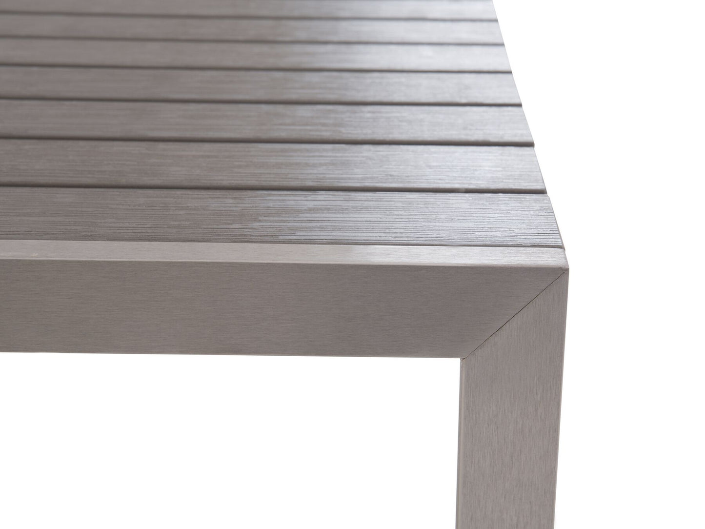 Garden Dining Set with Benches 6 Seater NARDO Grey