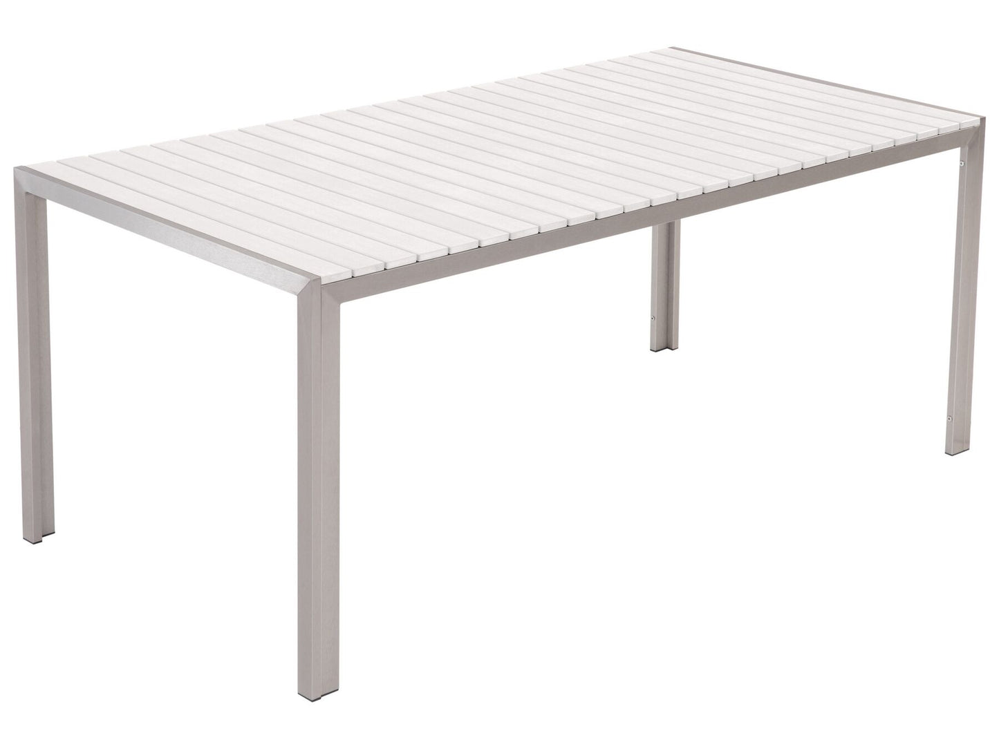 Garden Dining Set 6 Seater NARDO White