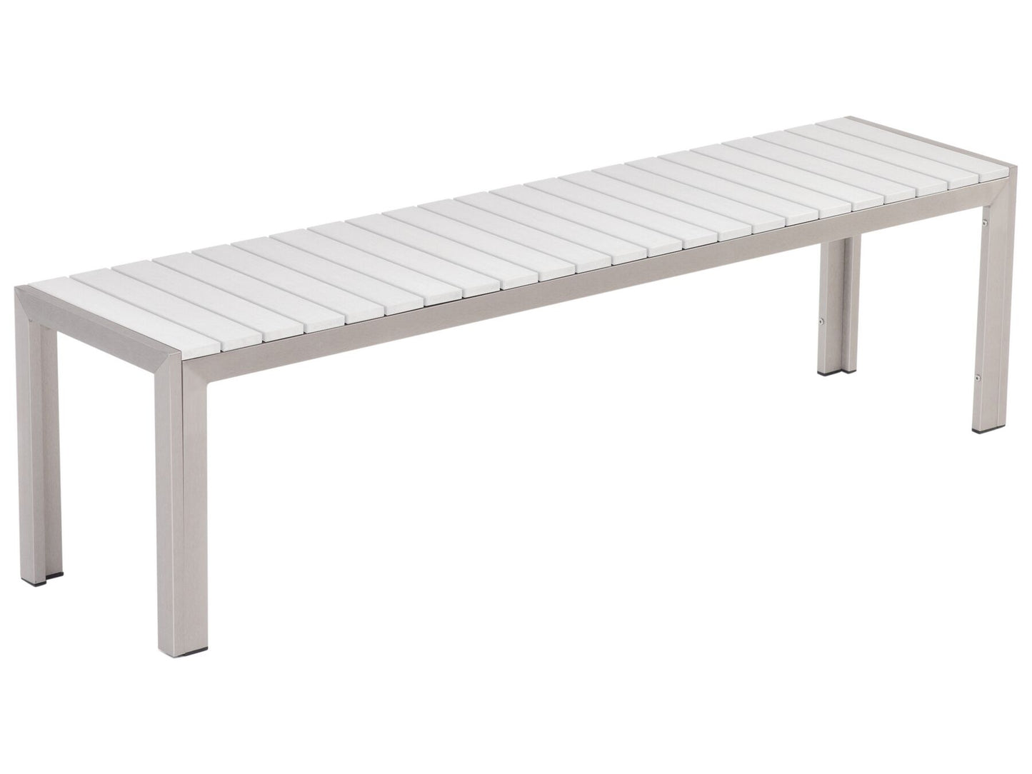 Garden Dining Set 6 Seater NARDO White