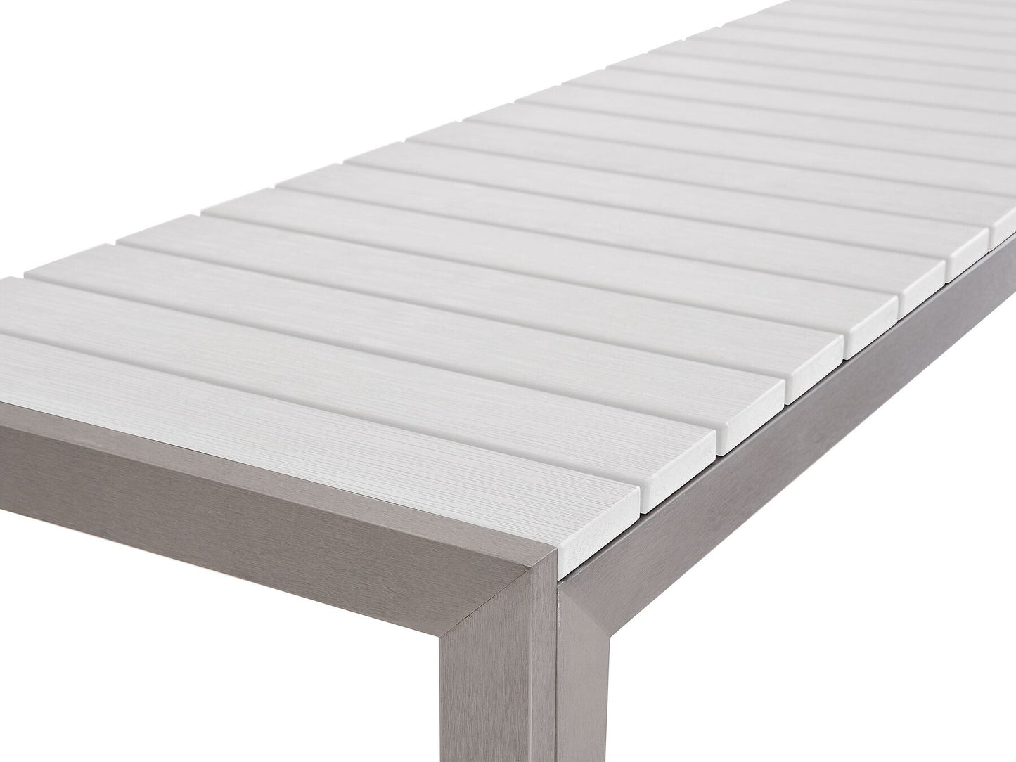 Garden Dining Set 6 Seater NARDO White