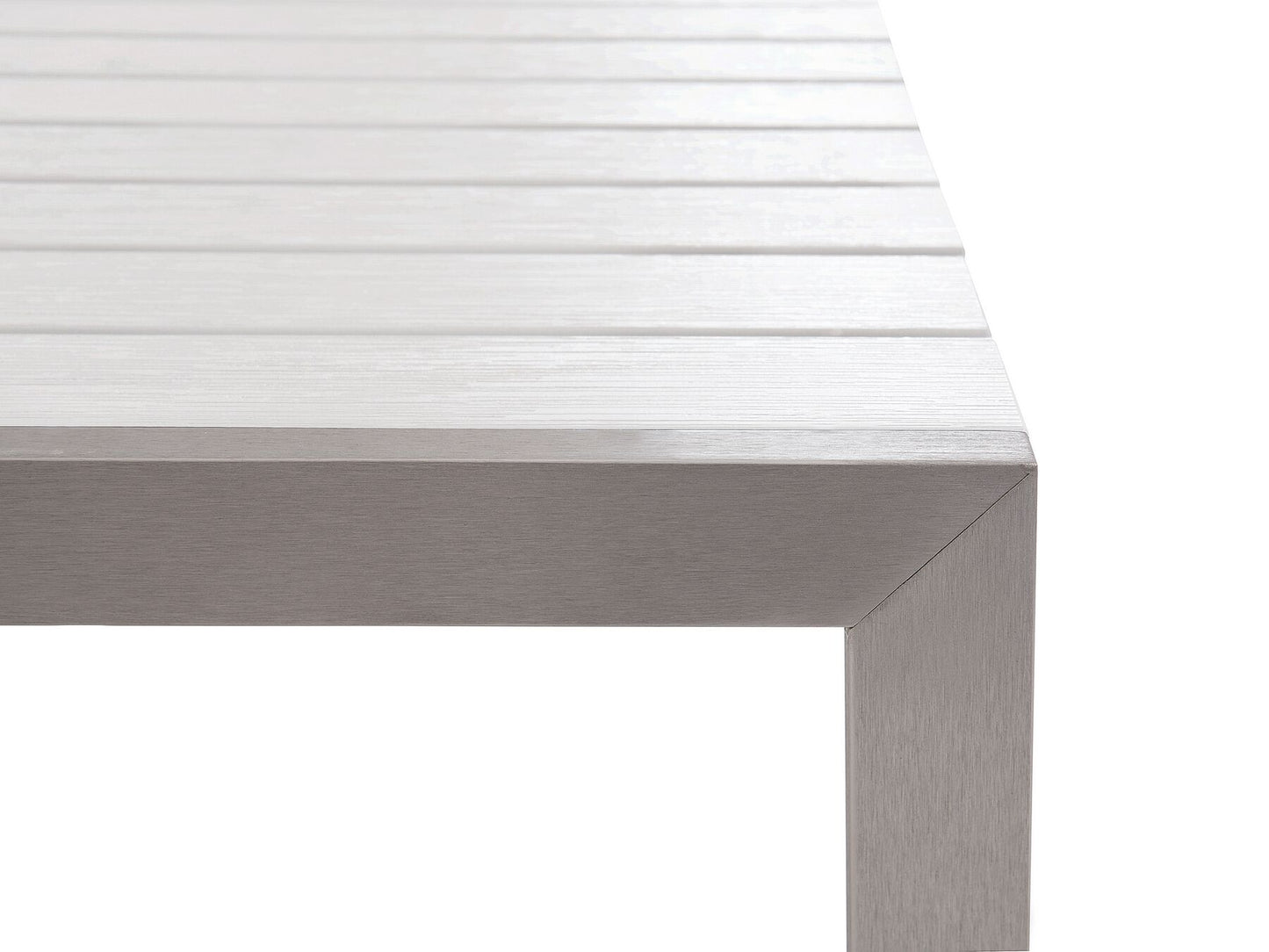 Garden Dining Set 6 Seater NARDO White