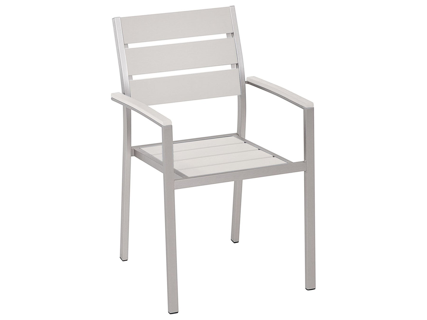 Garden Dining Set 6 Seater VERNIO White