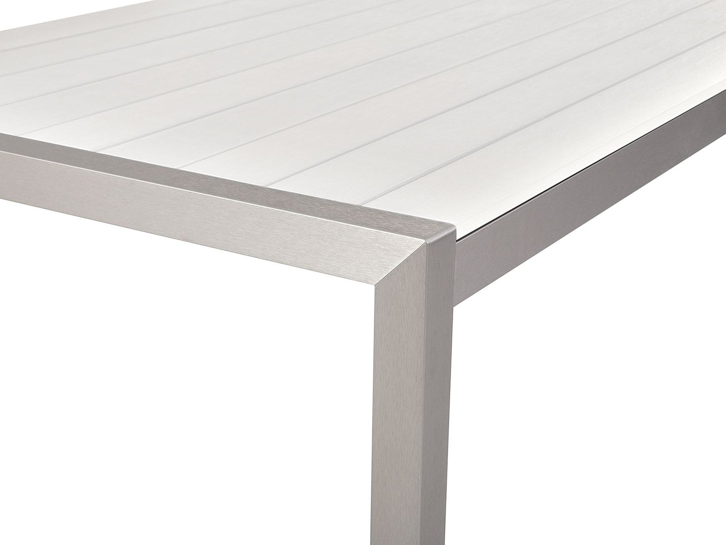 Garden Dining Set 6 Seater VERNIO White