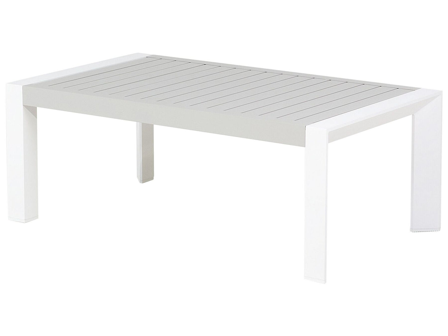 Garden Corner Sofa with Table 6 Seater CASTELLA Left Hand Metal Grey