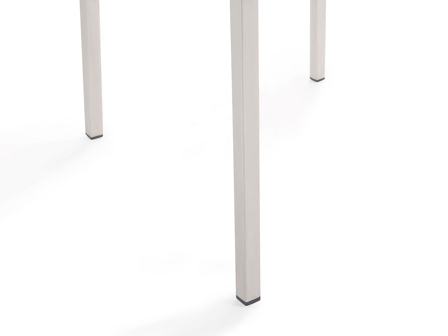 Garden Dining Set 8 Seater GROSSETO Cracked Glass Transparent/ White