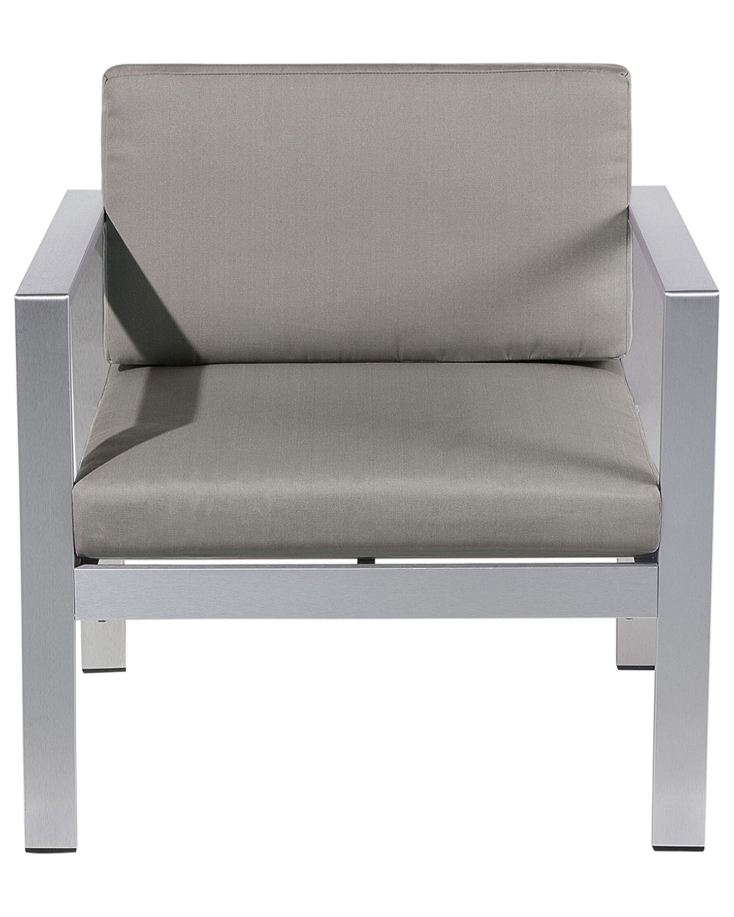 Garden Armchair SALERNO Metal Dark Grey