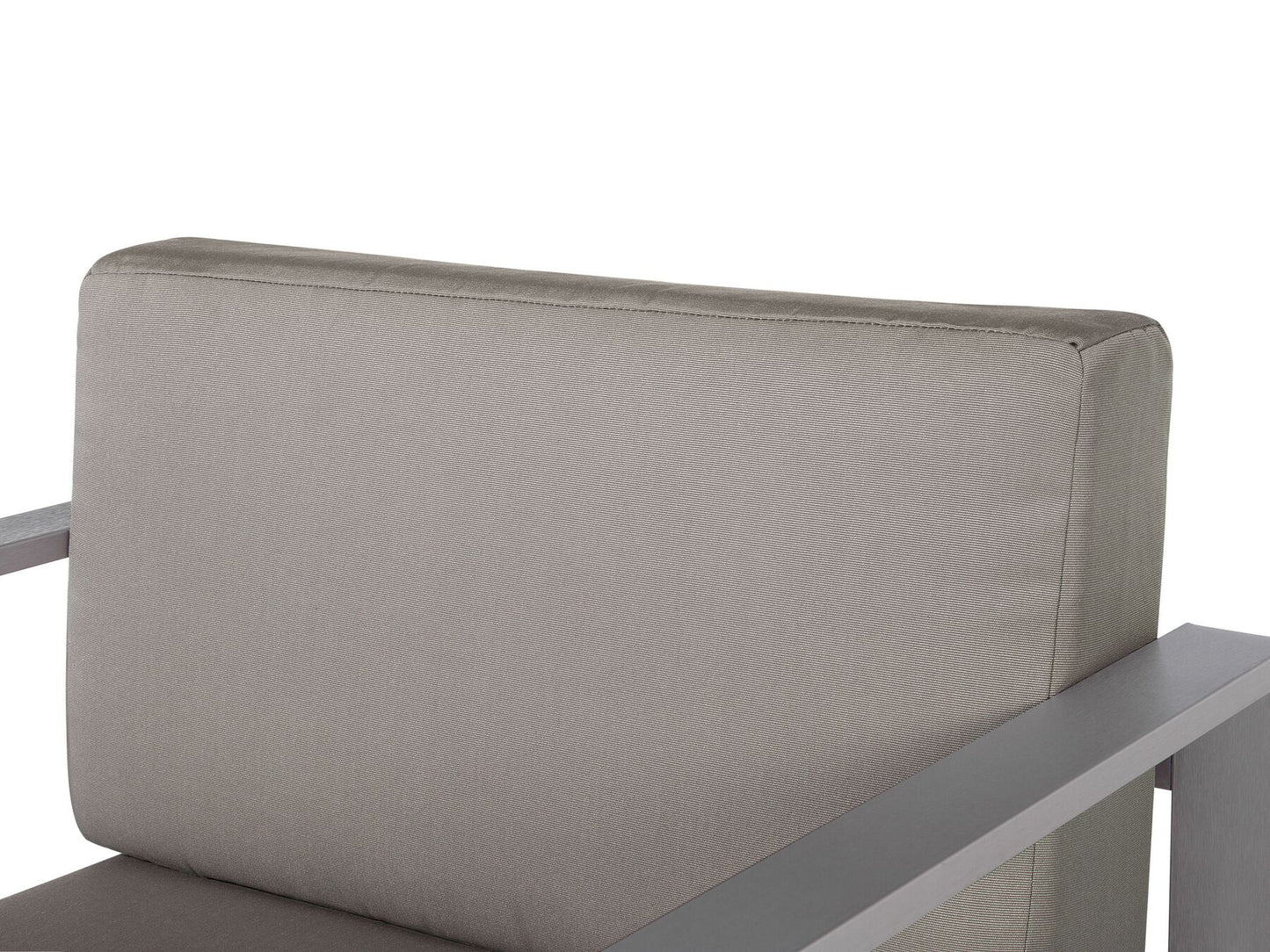 Garden Armchair SALERNO Metal Dark Grey