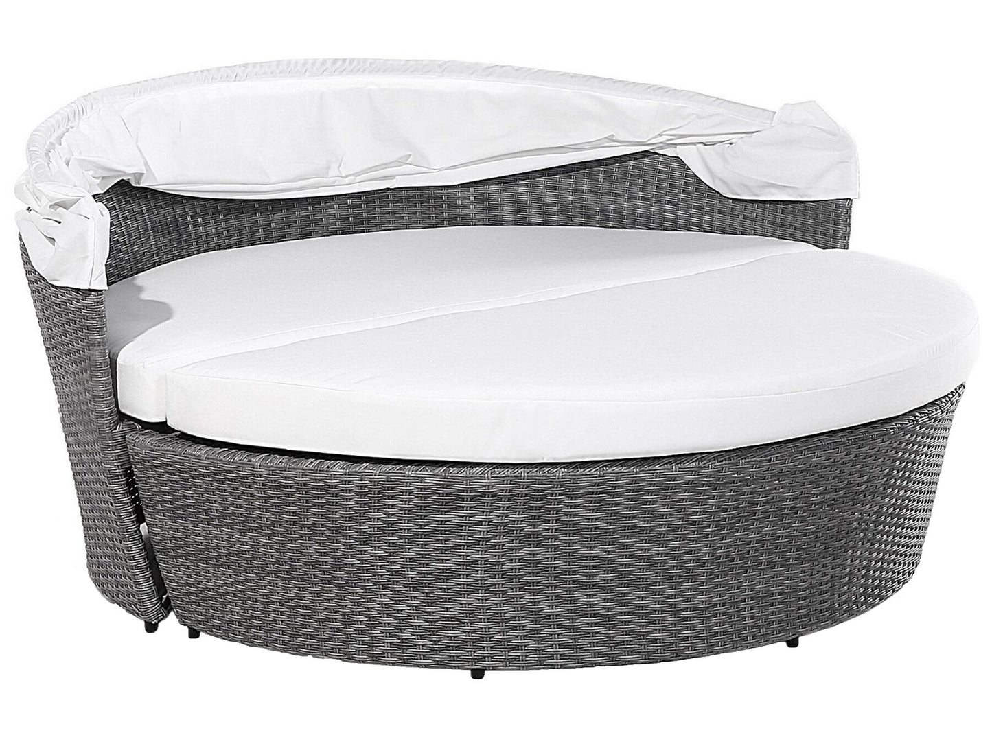 Garden Daybed Rattan Grey
