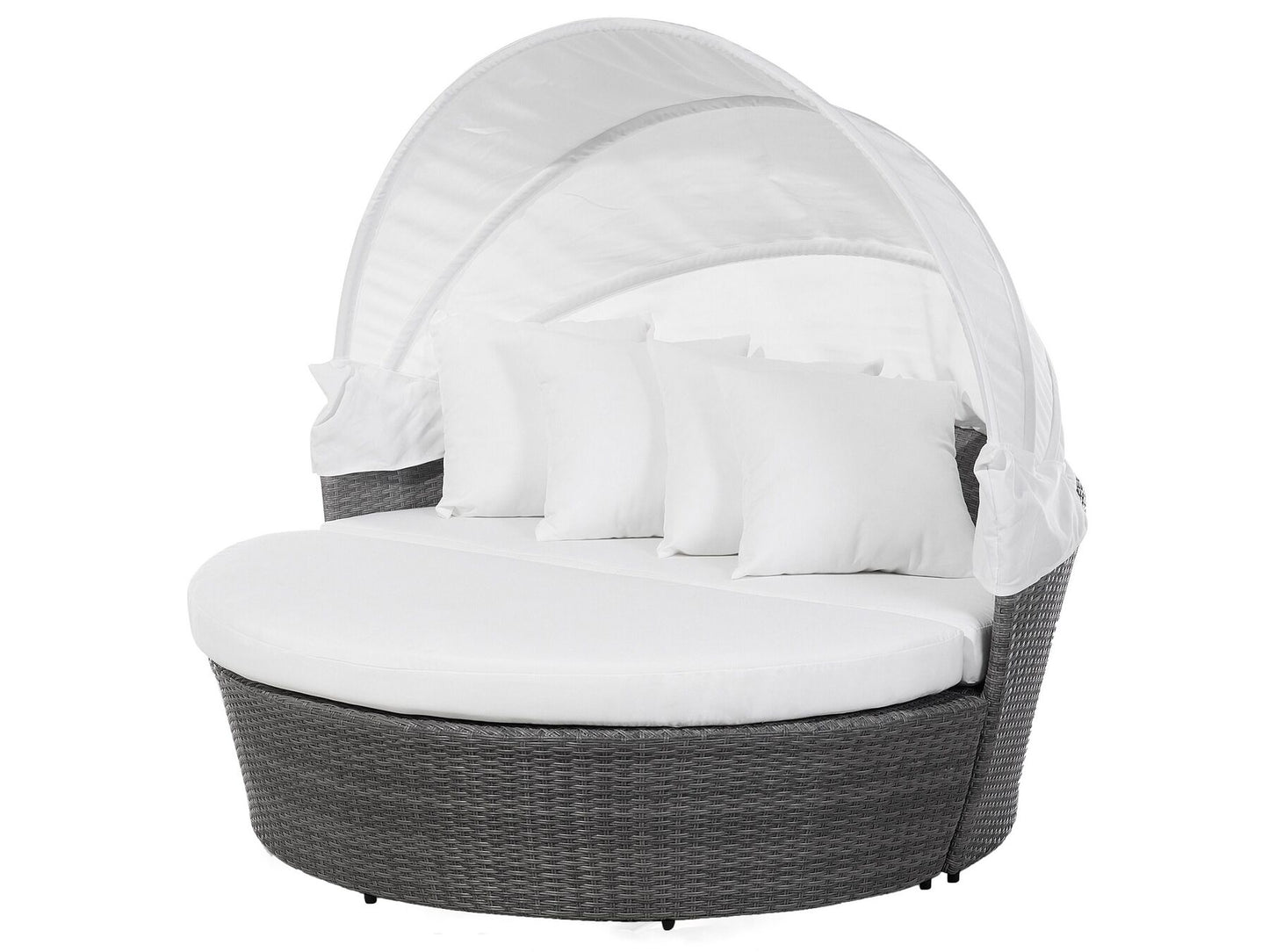 Garden Daybed Rattan Grey