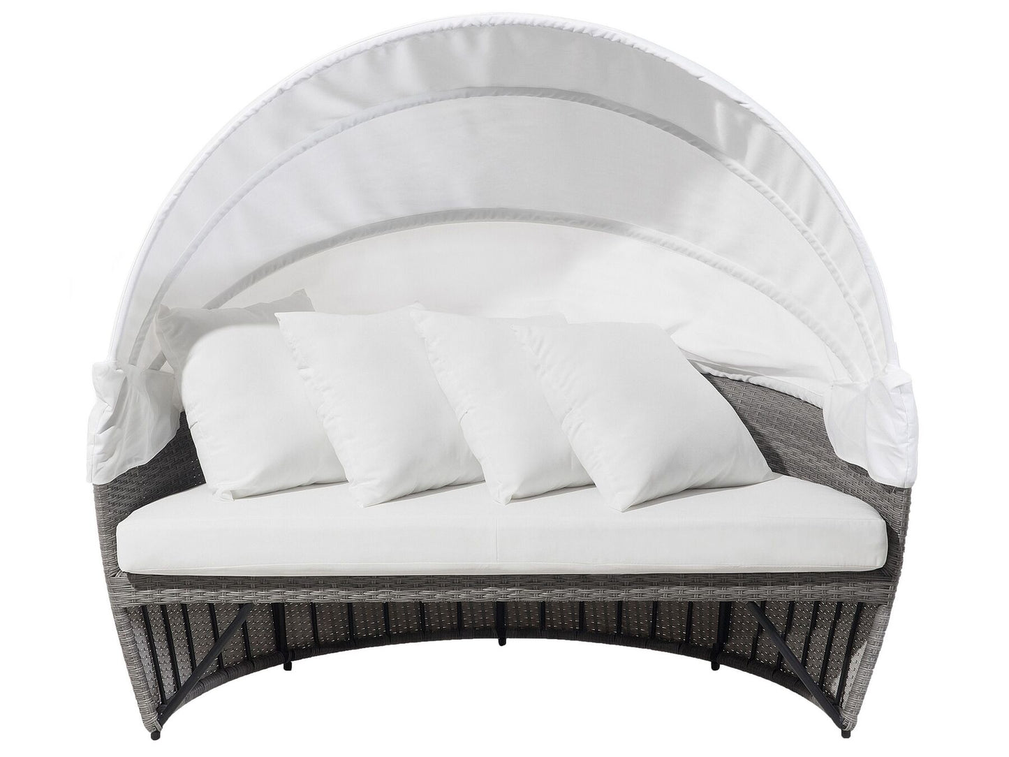 Garden Daybed Rattan Grey