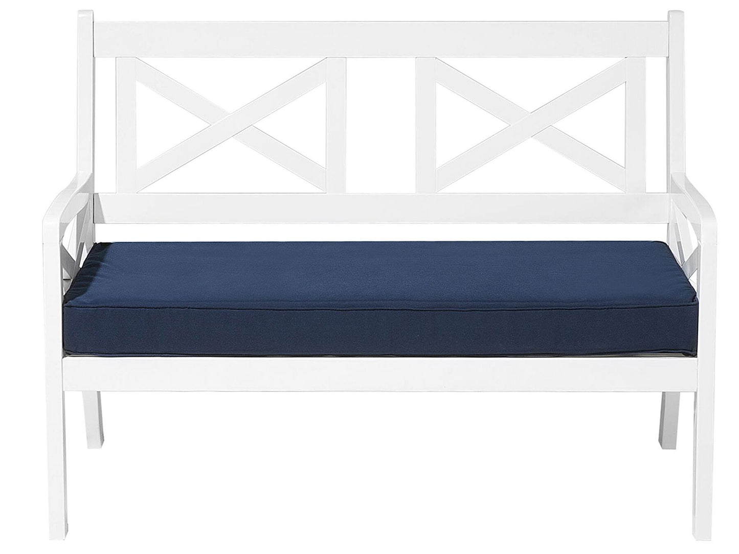 garden lounge set with table 4 seater baltic acacia wood dark blue