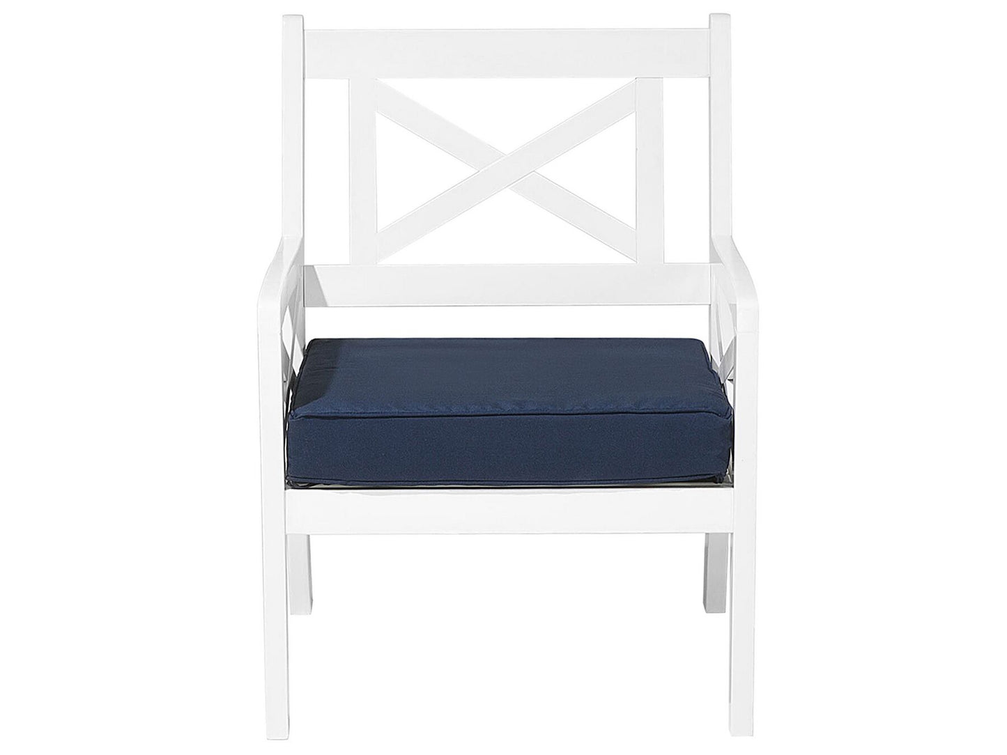garden lounge set with table 4 seater baltic acacia wood dark blue