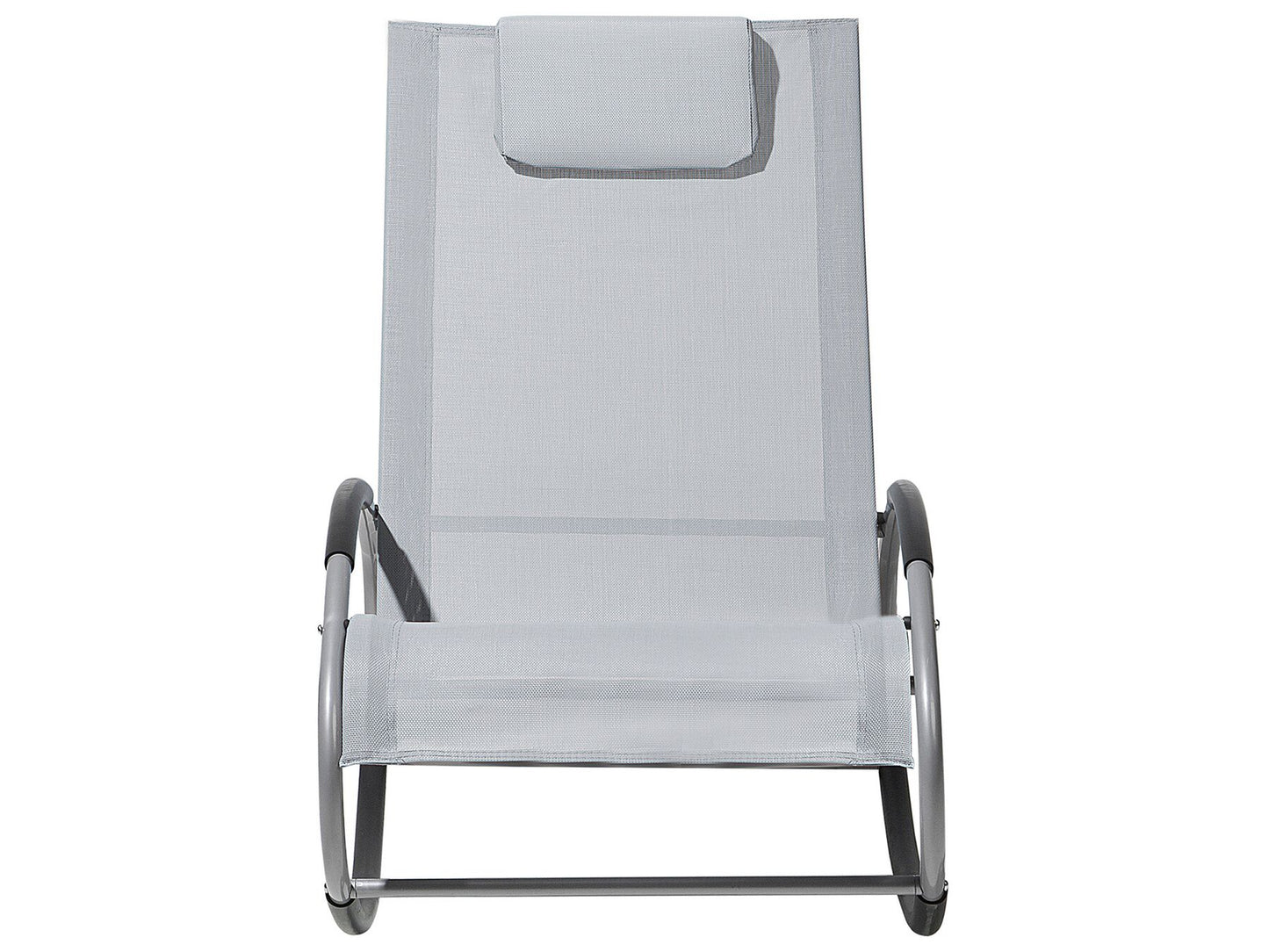 Rocking Sun Lounger Grey CAMPO