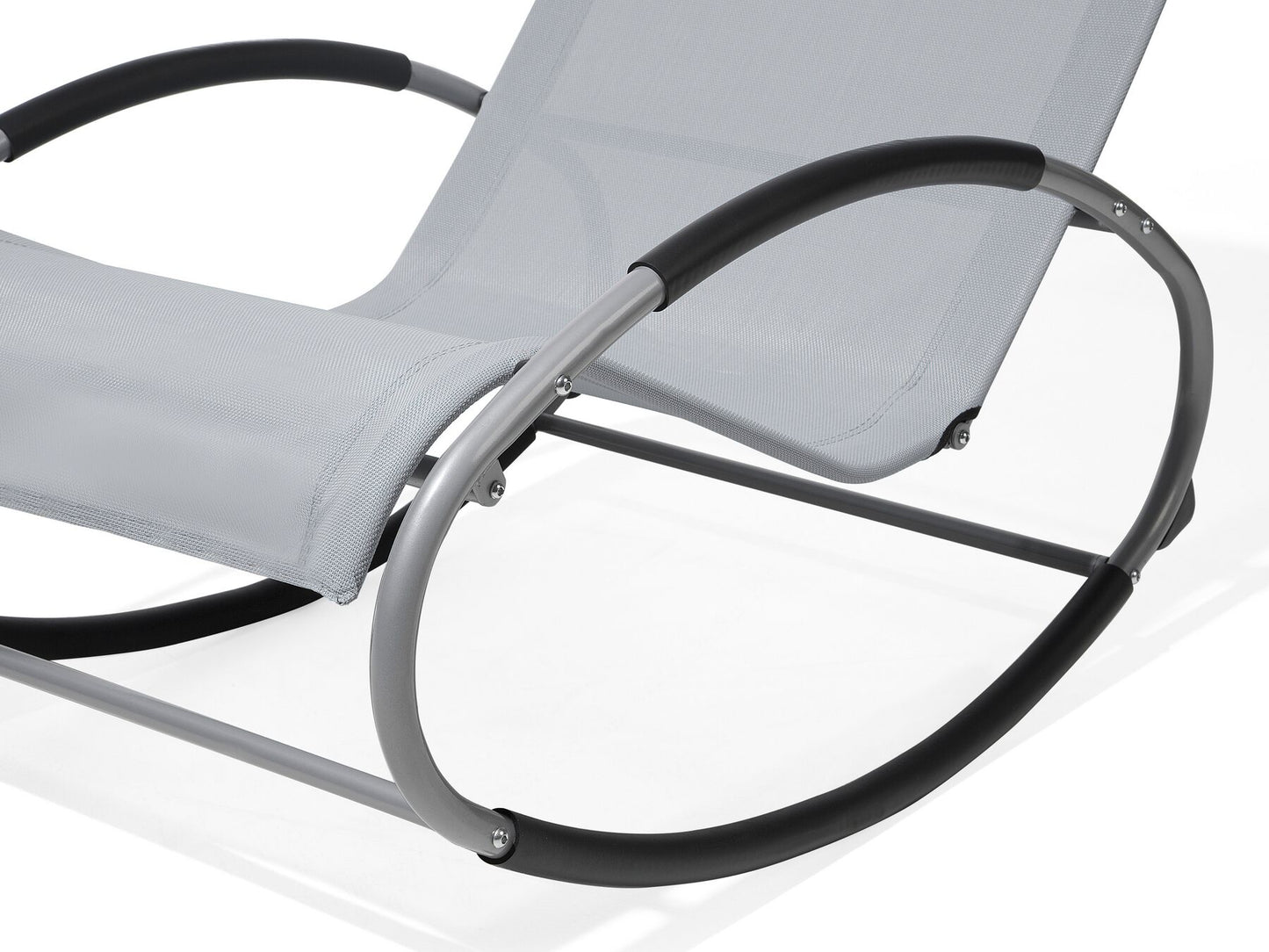 Rocking Sun Lounger Grey CAMPO