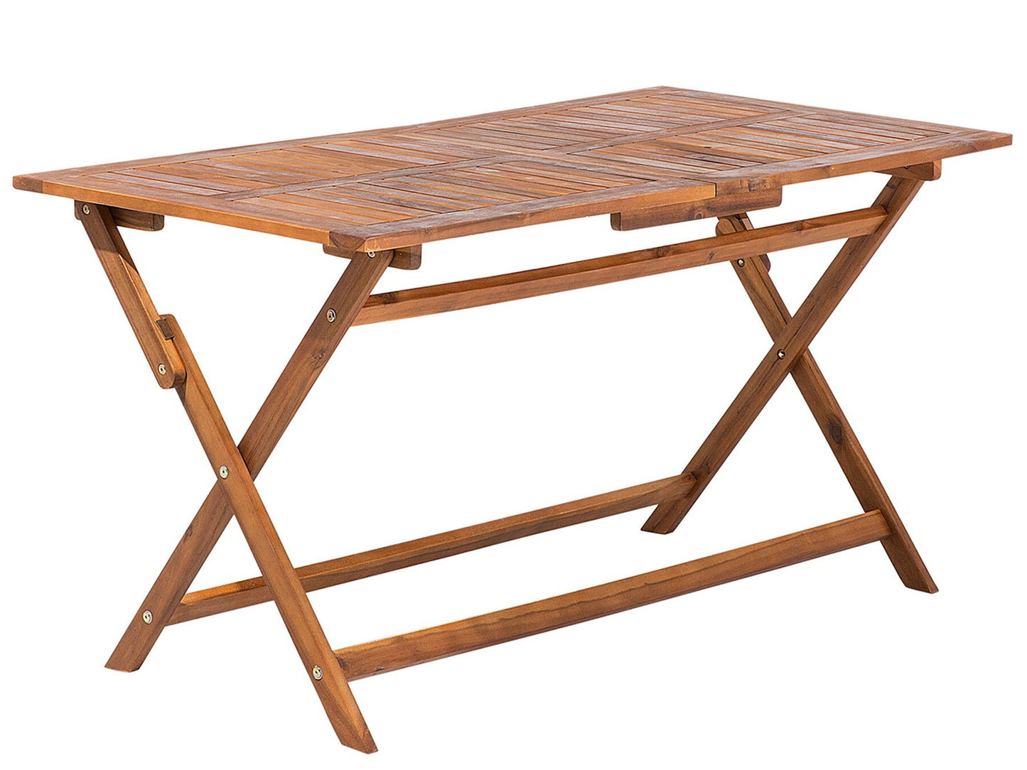 Garden Dining Set 6 Seater CENTO with Cushions Acacia Wood Brown