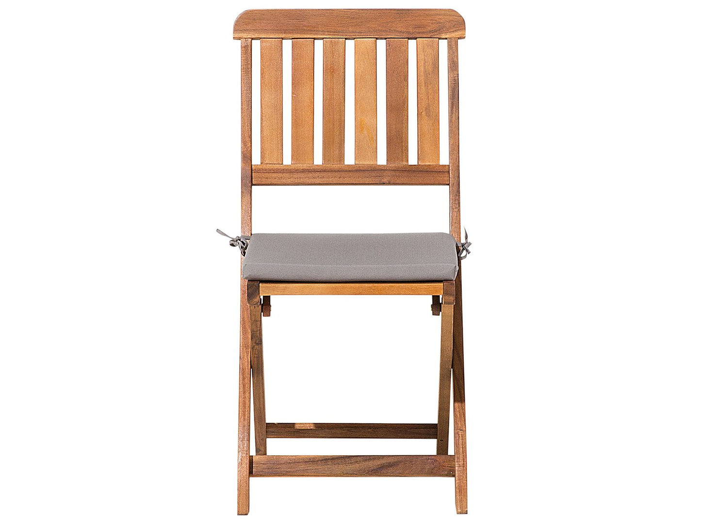 Garden Dining Set 6 Seater CENTO with Cushions Acacia Wood Brown