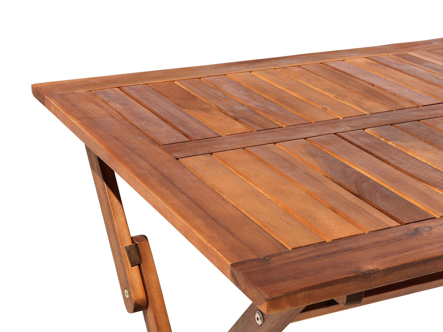 Garden Dining Set 6 Seater CENTO with Cushions Acacia Wood Brown