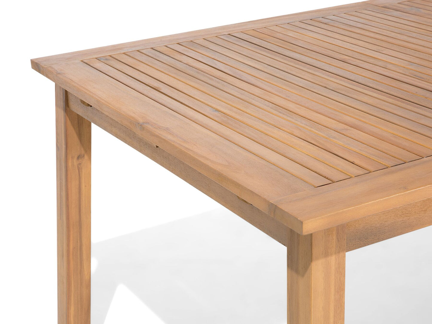 Garden Dining Set 8 Seater CESANA Acacia Wood Light Brown