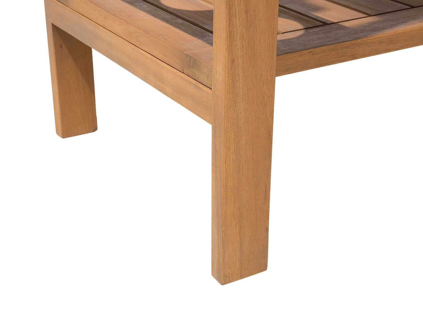 Garden Dining Set with Trolley 6 Seater SASSARI Acacia Wood Brown