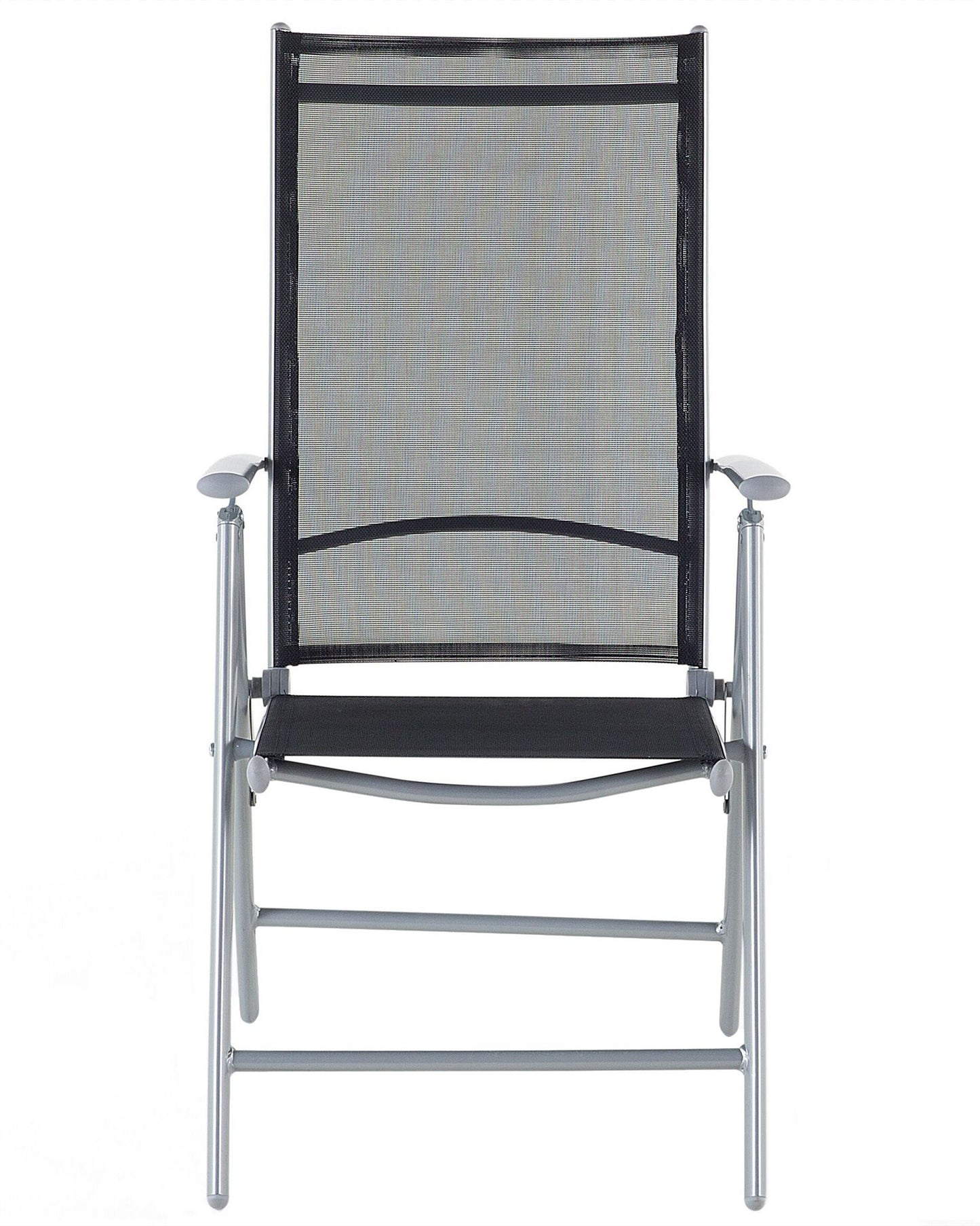 Set of 6 Garden Chairs CATANIA Metal Black