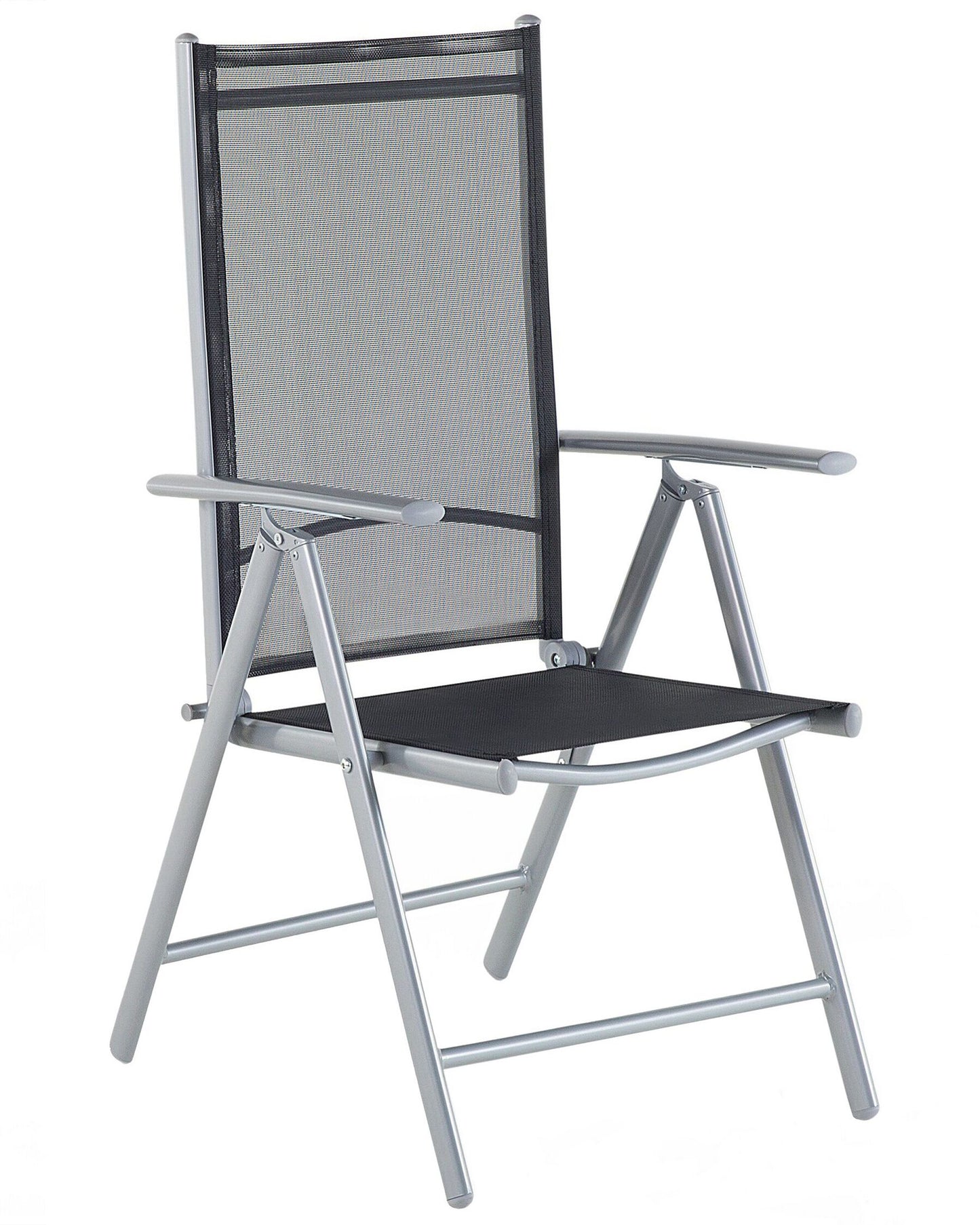 Set of 6 Garden Chairs CATANIA Metal Black