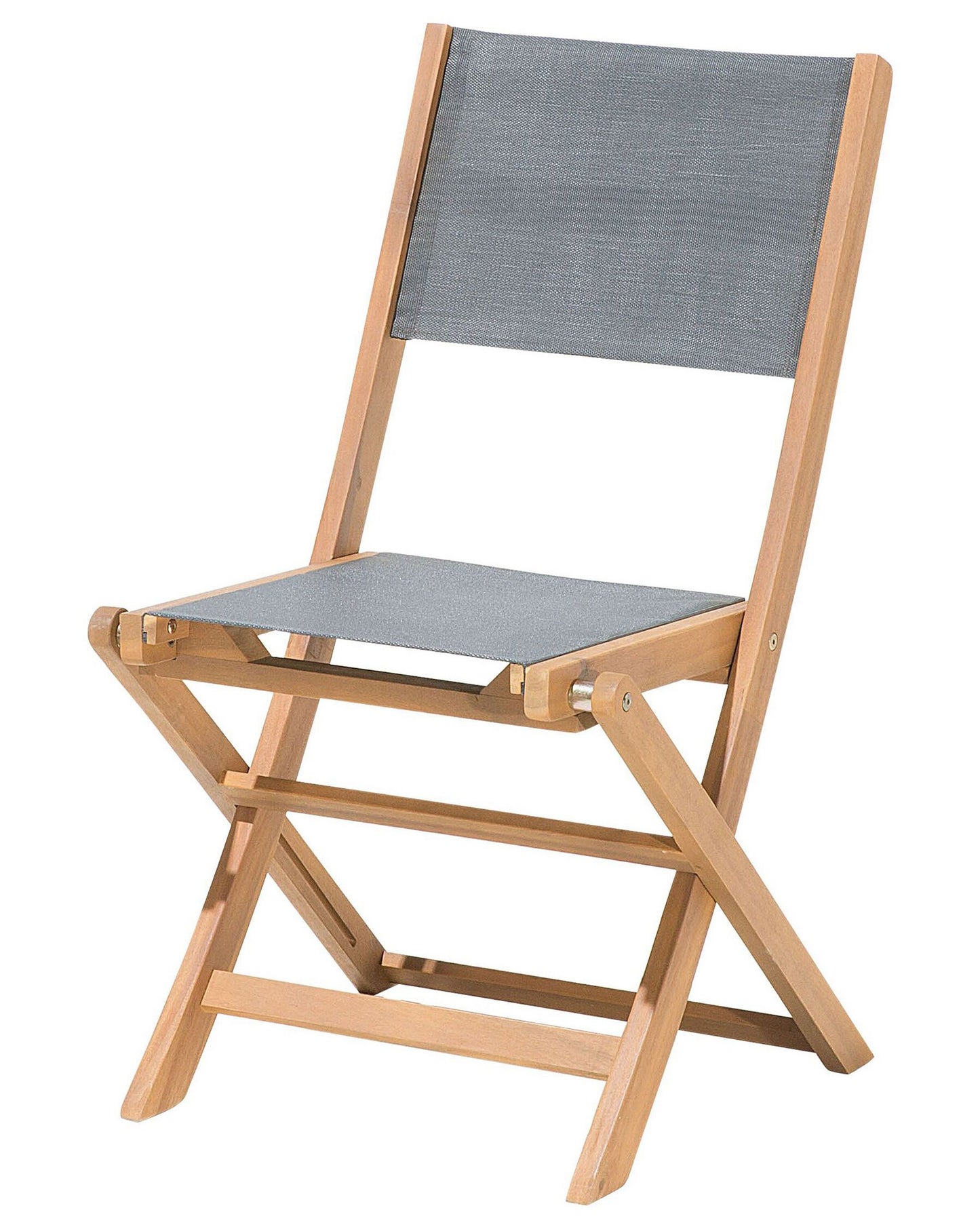 Set of 2 Garden Chairs CESANA Acacia Wood Light Brown