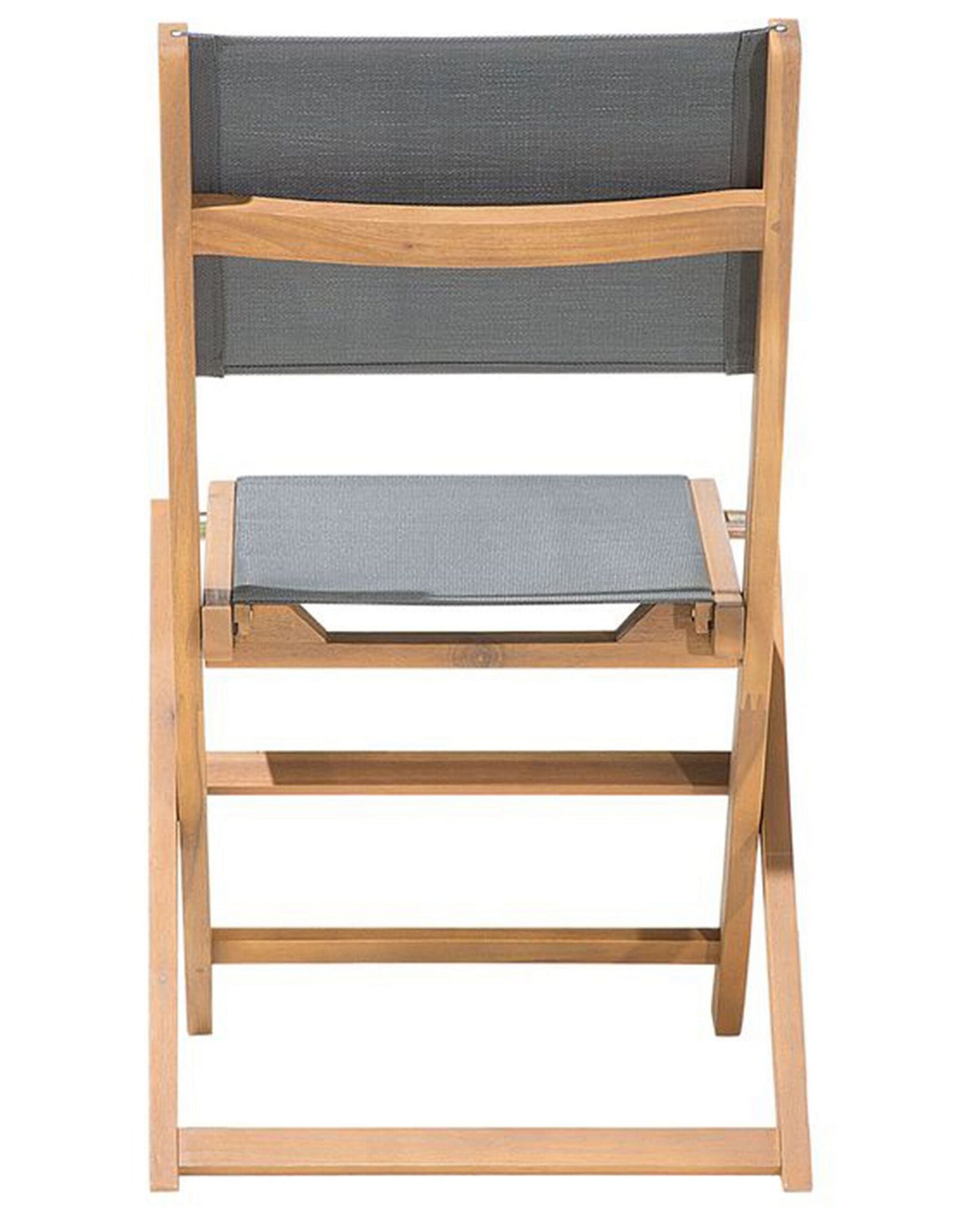 Set of 2 Garden Chairs CESANA Acacia Wood Light Brown