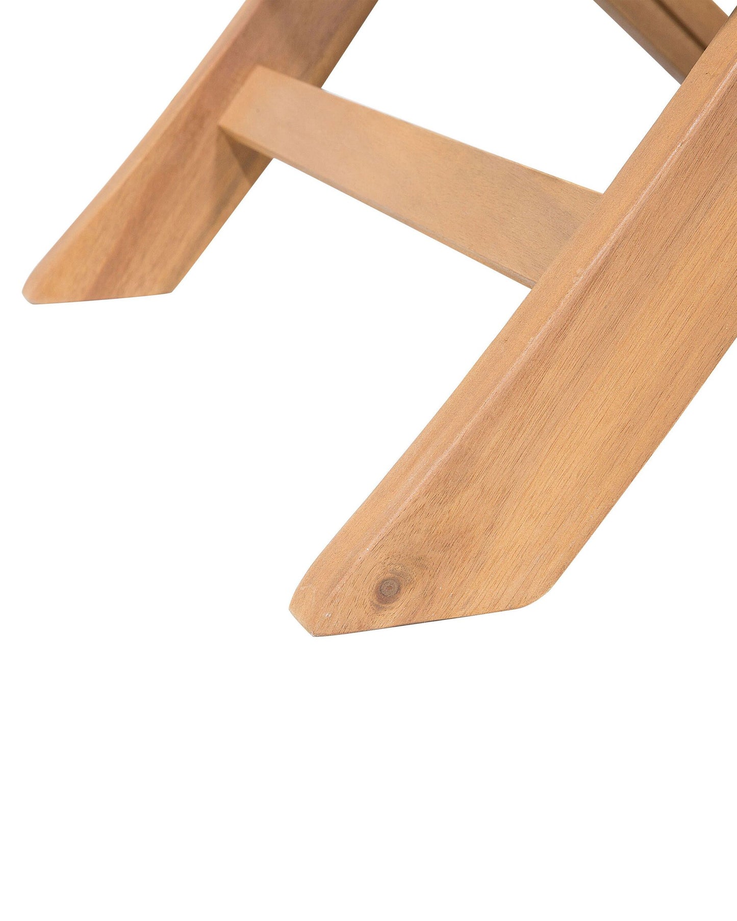 Set of 2 Garden Chairs CESANA Acacia Wood Light Brown