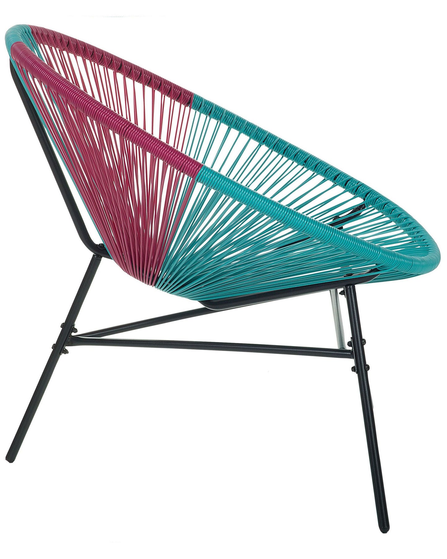 Garden Chair ACAPULCO PE Rattan Turquoise
