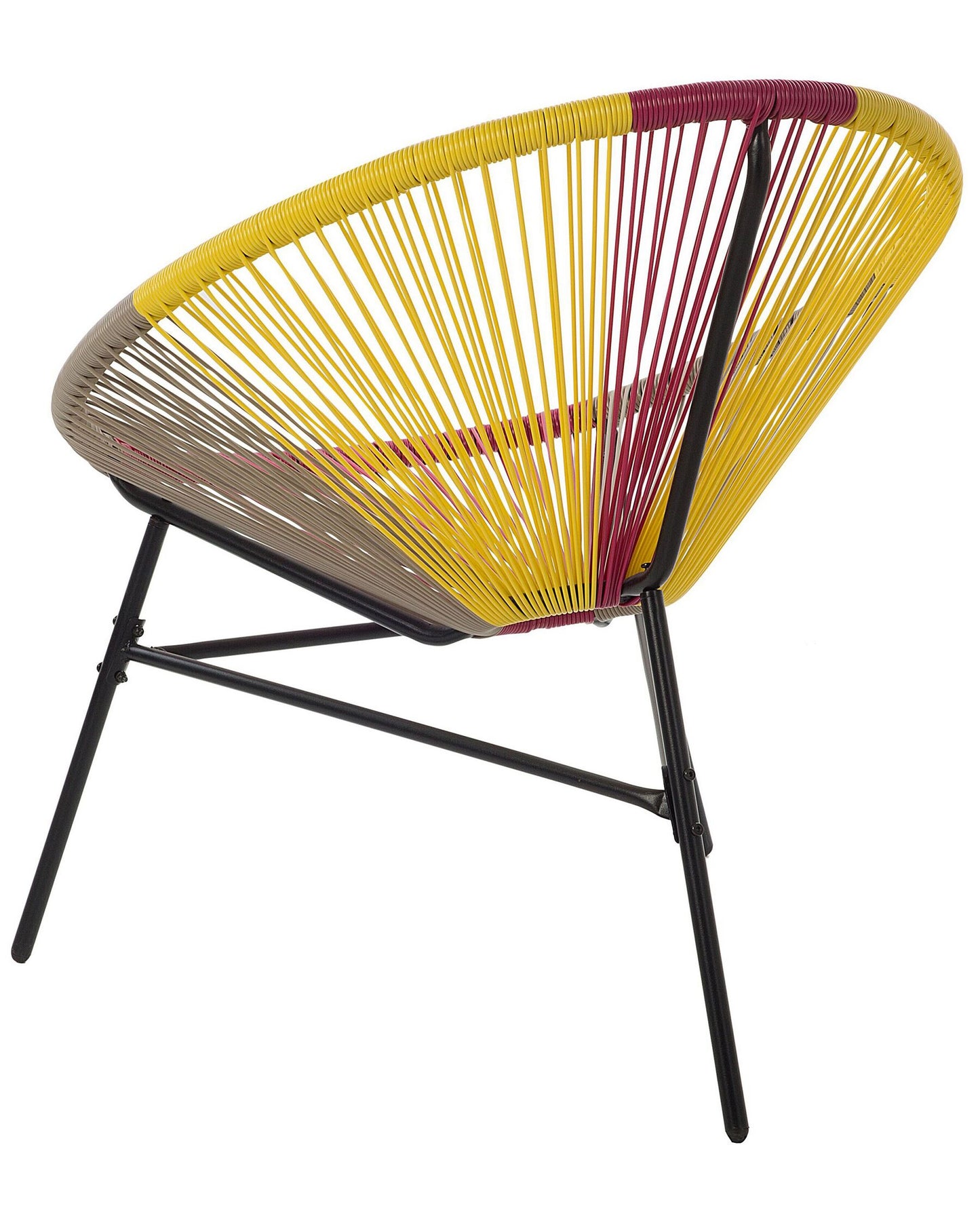 Garden Chair ACAPULCO PE Rattan Yellow
