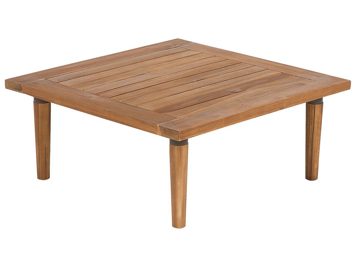 Garden Lounge Set with Table 4 Seater FRASCATI Modular Certified Acacia Wood Light Grey