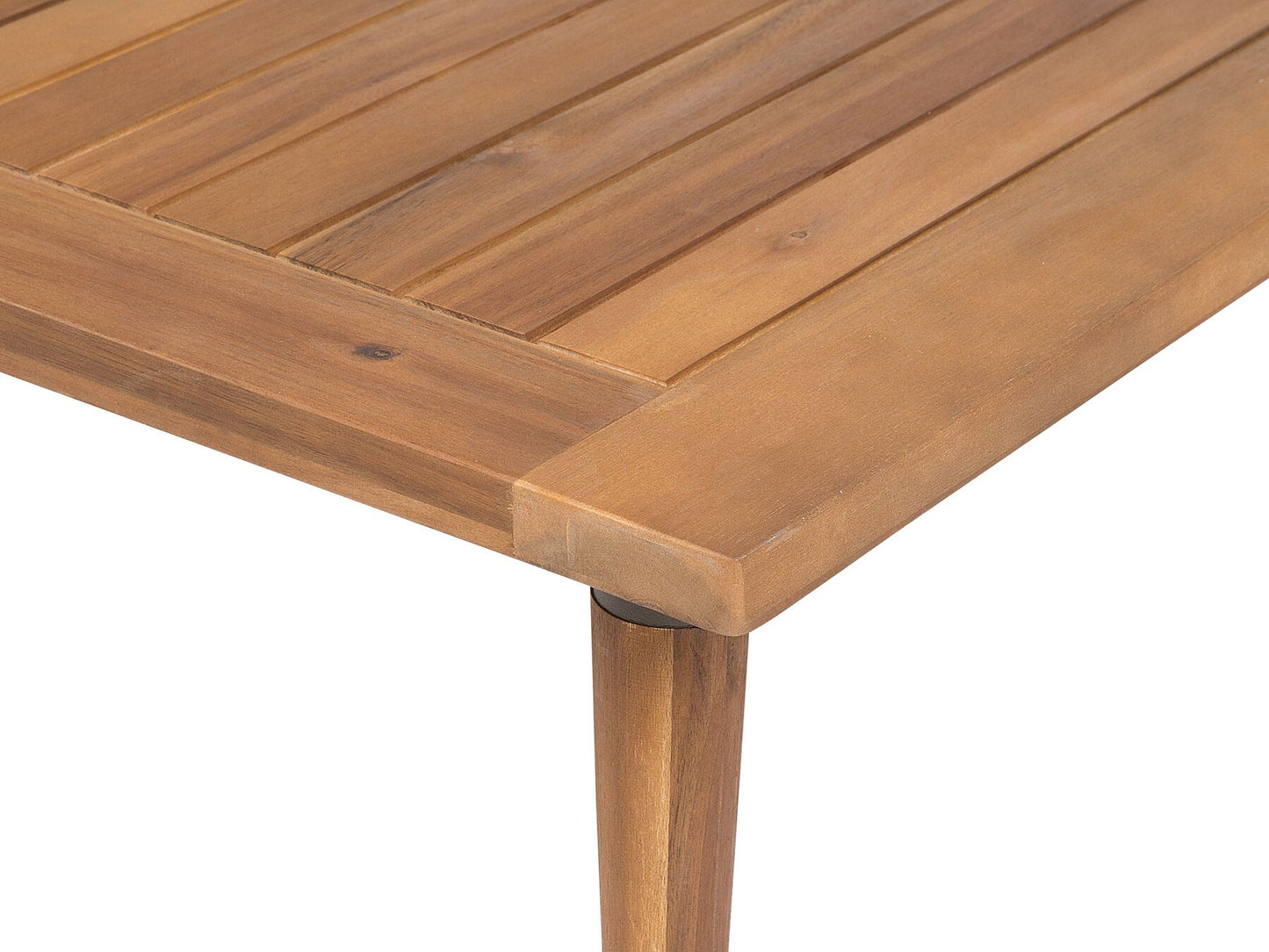Garden Lounge Set with Table 4 Seater FRASCATI Modular Certified Acacia Wood Light Grey