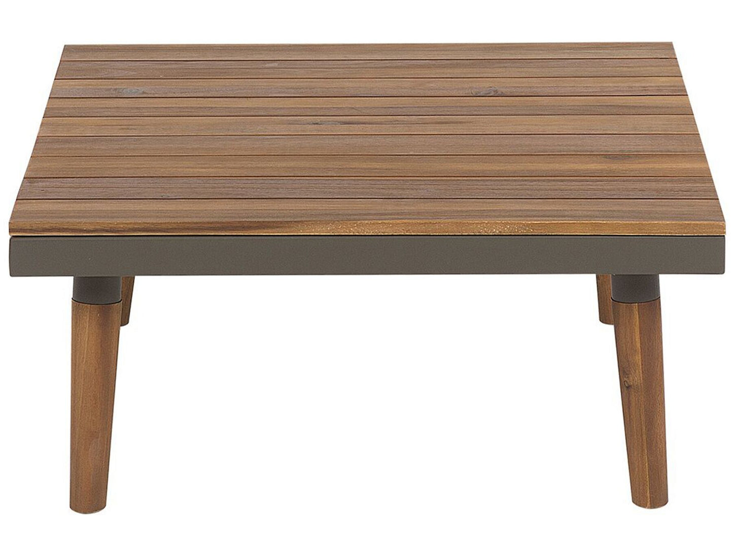 Garden Corner Sofa with Table 5 Seater CORATO Acacia Wood Grey