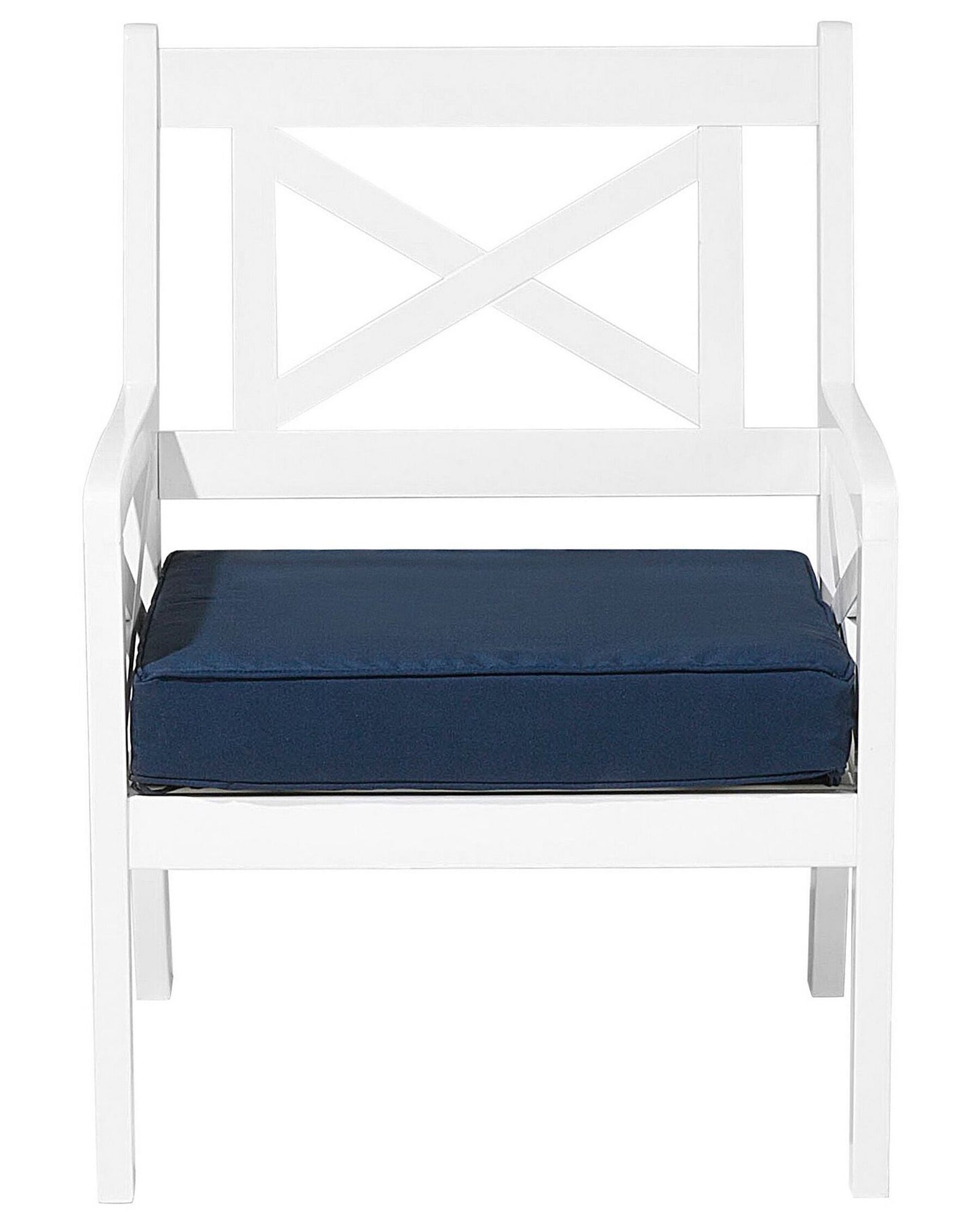 Garden Chair BALTIC Acacia Wood Navy Blue