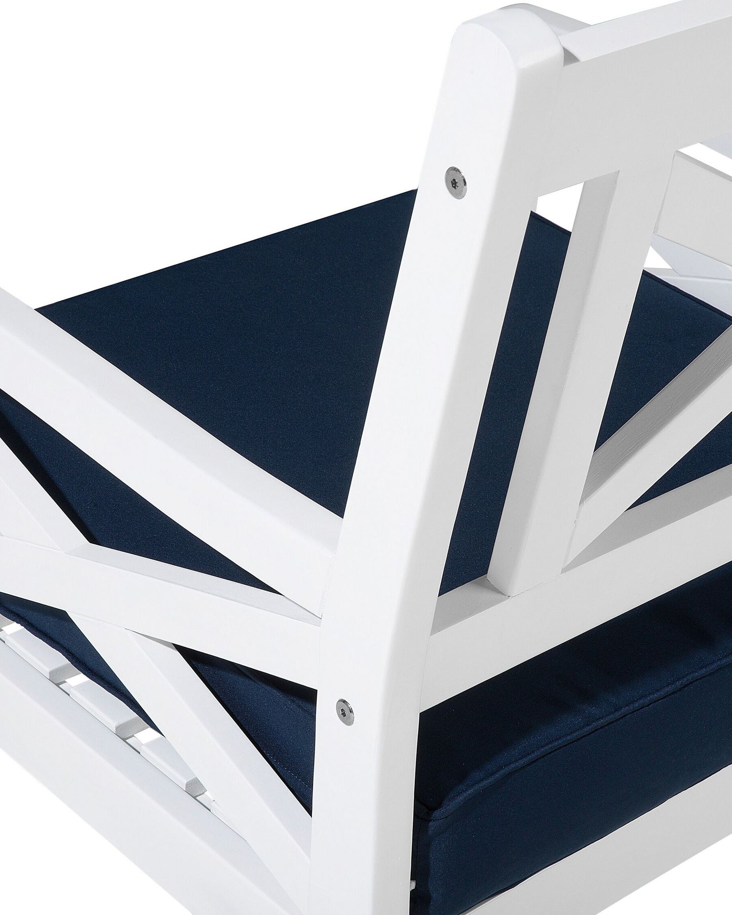 Garden Chair BALTIC Acacia Wood Navy Blue