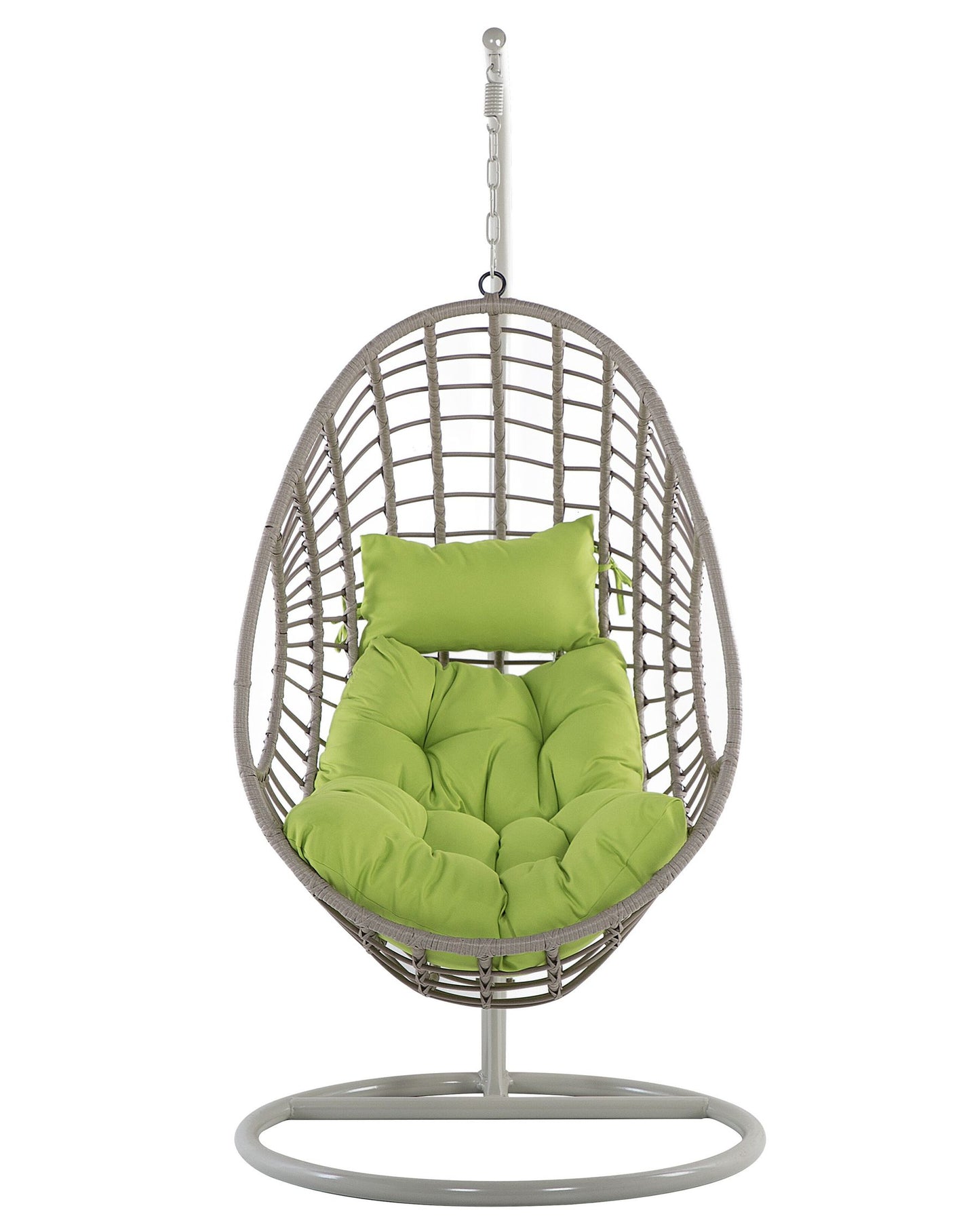 Hanging Chair with Stand ARPINO PE Rattan Beige