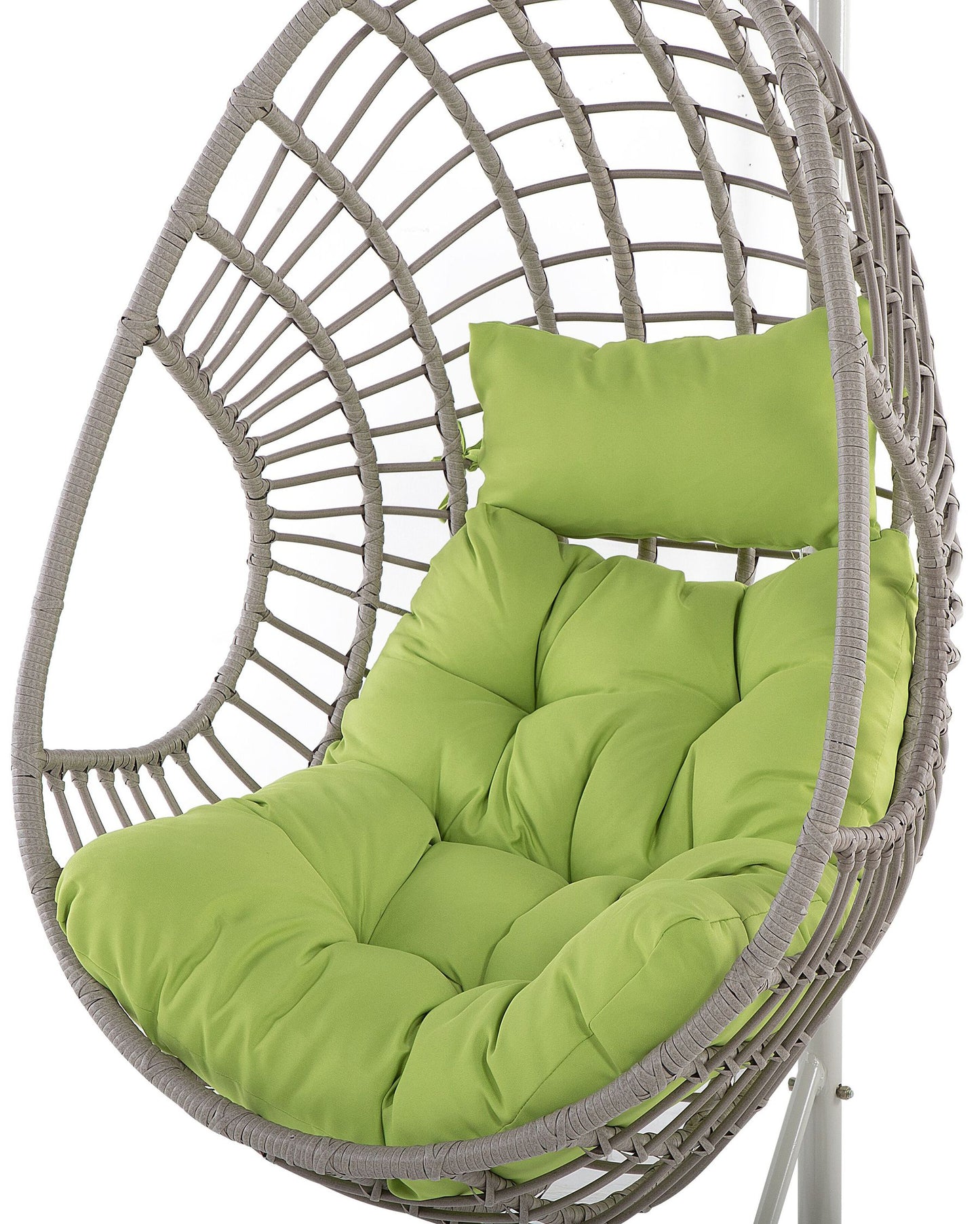 Hanging Chair with Stand ARPINO PE Rattan Beige