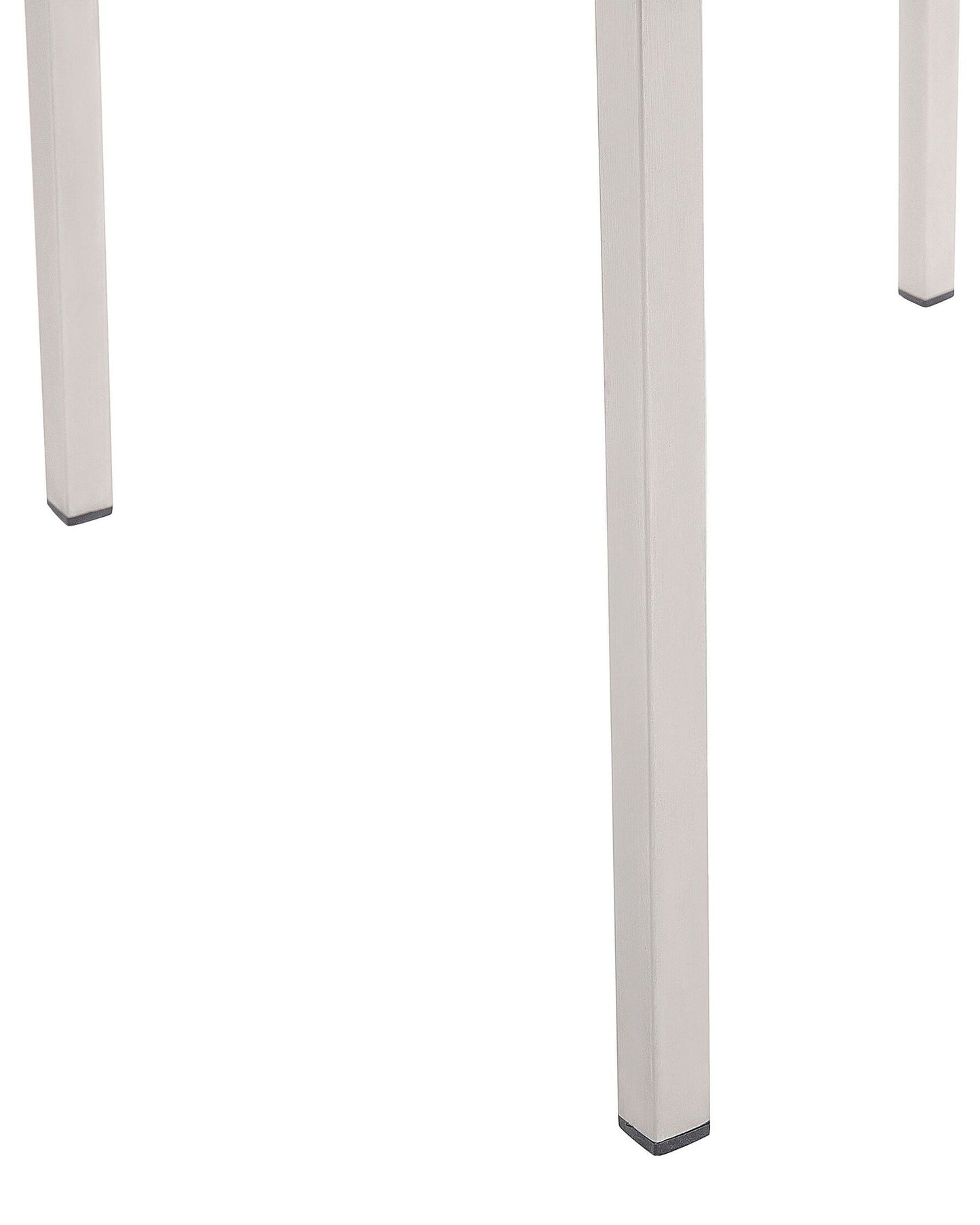 Set of 6 Garden Chairs GROSSETO Stainless Steel Grey