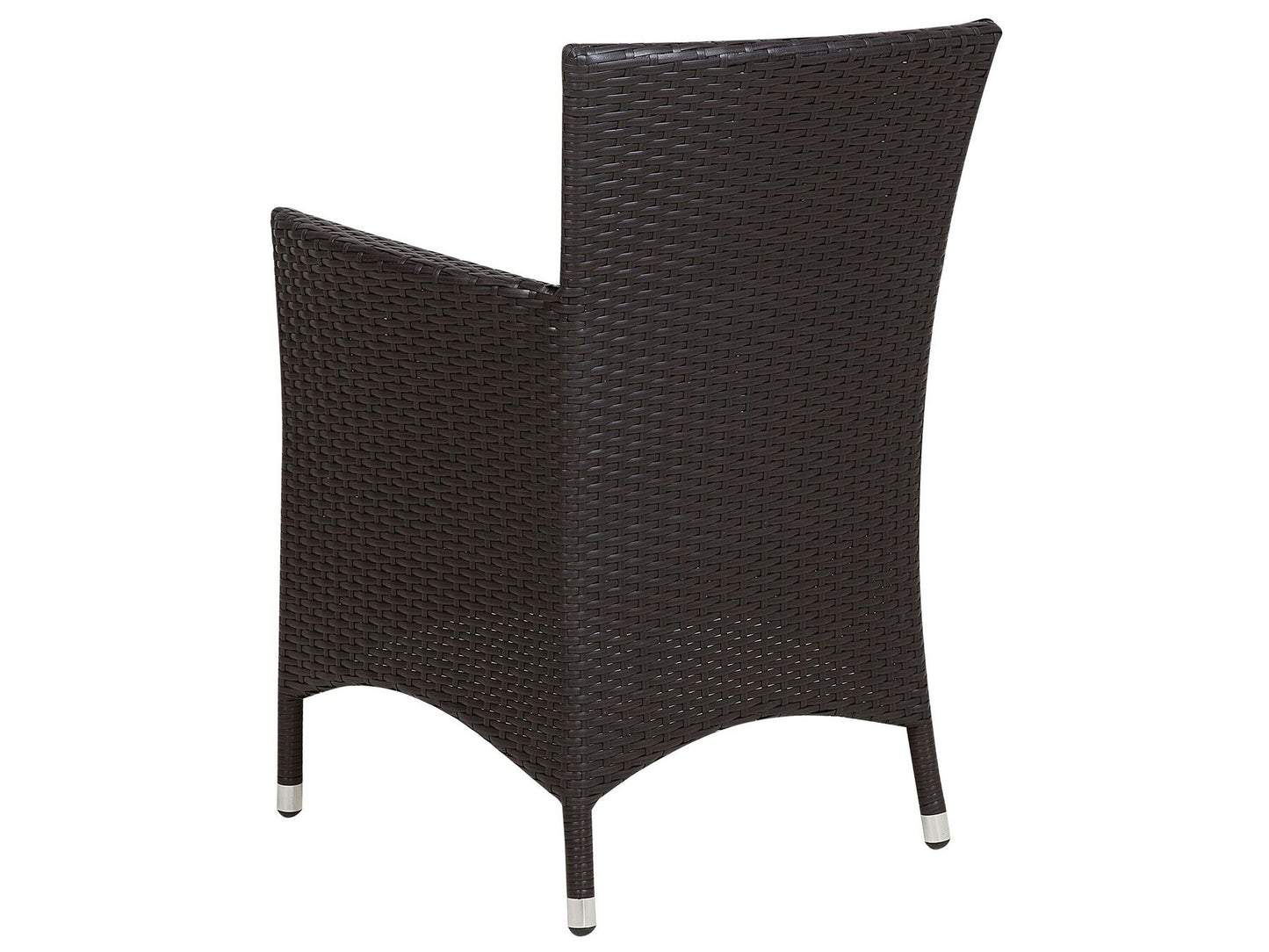 Garden Dining Set 8 Seater ITALY with Cushions PE Rattan Brown