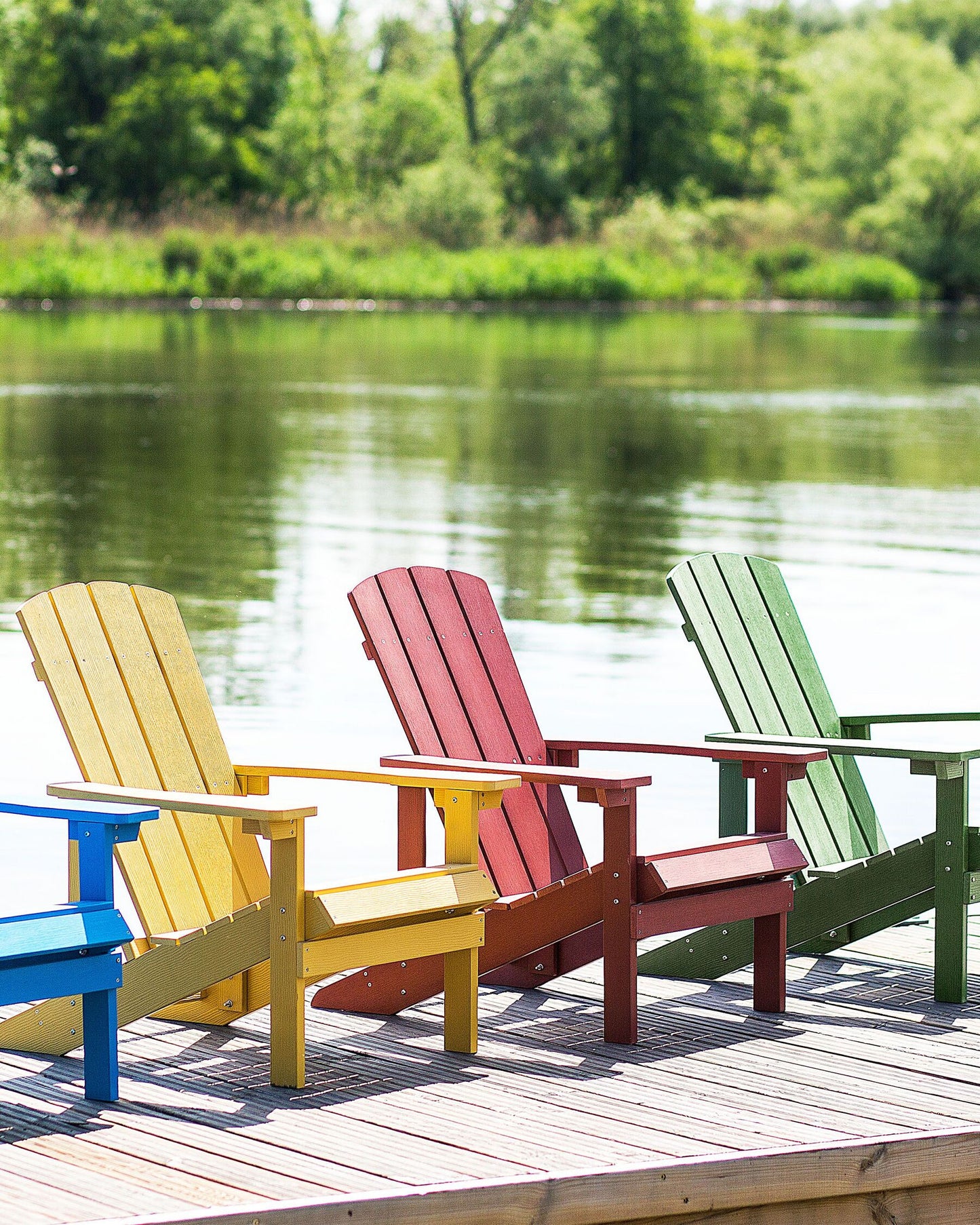 Garden Chair ADIRONDACK Red