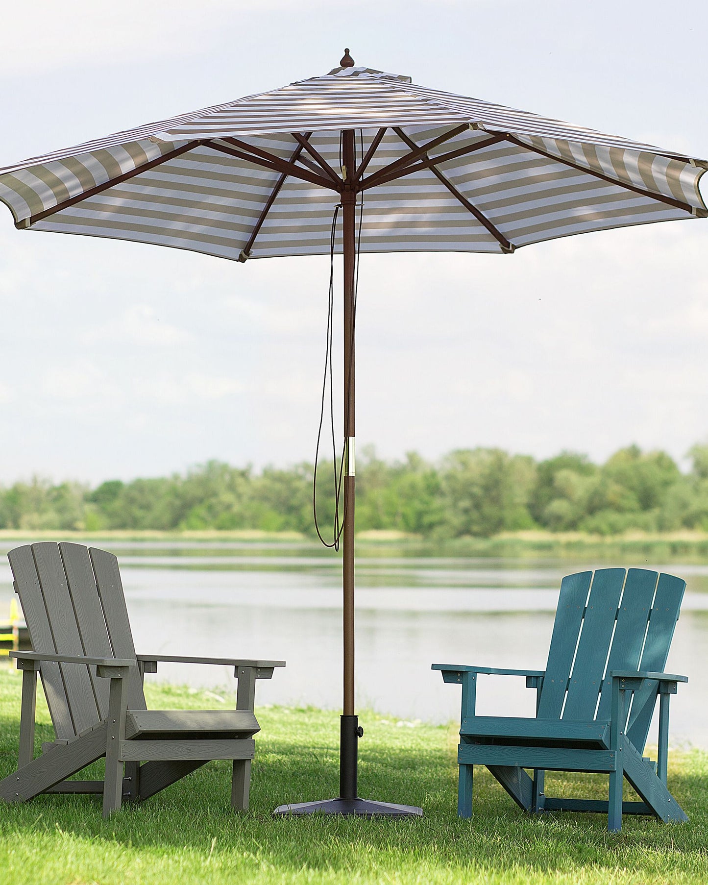 Garden Chair ADIRONDACK Light Grey