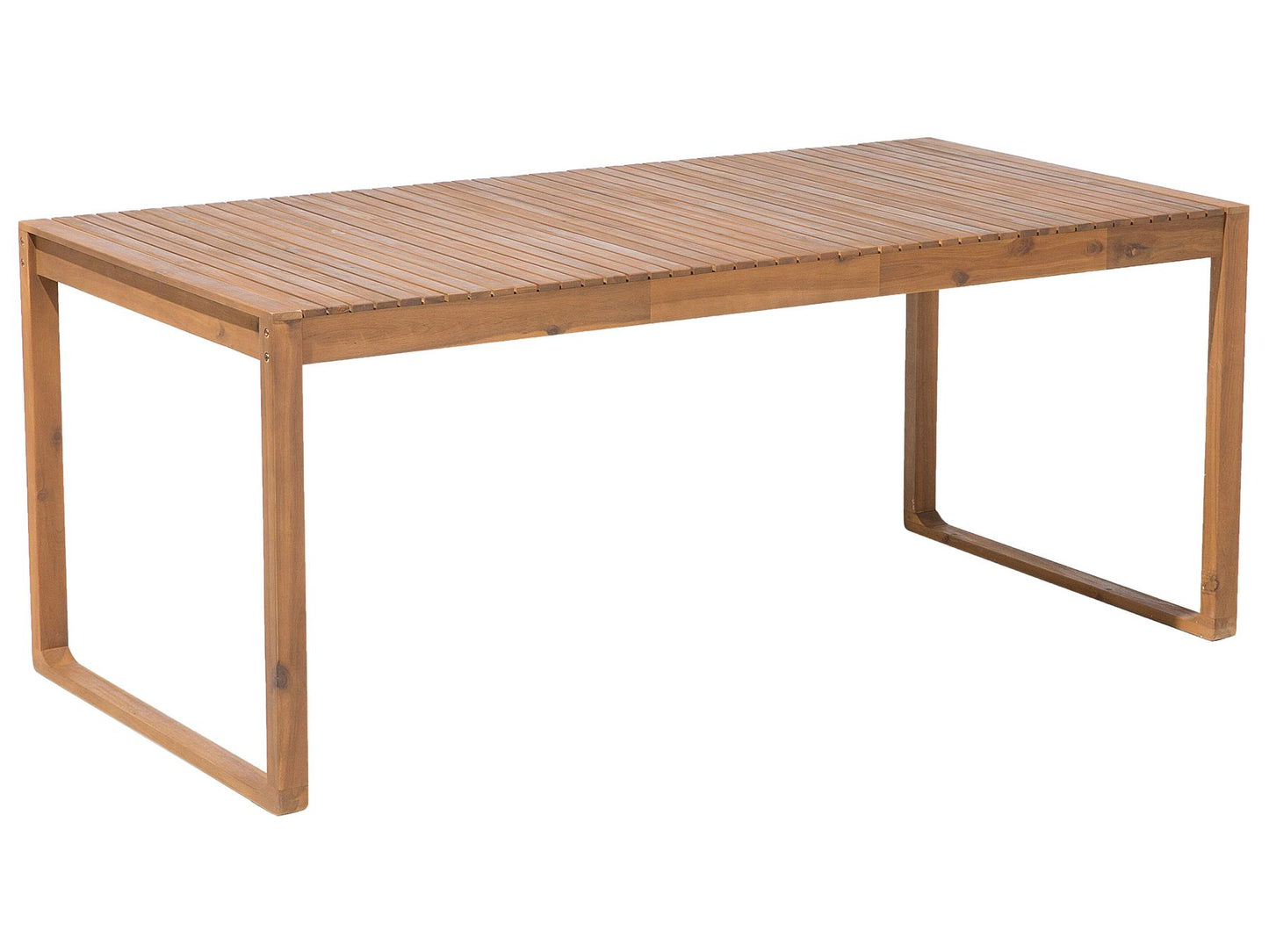 Garden Dining Set with Trolley 8 Seater SASSARI Acacia Wood Brown