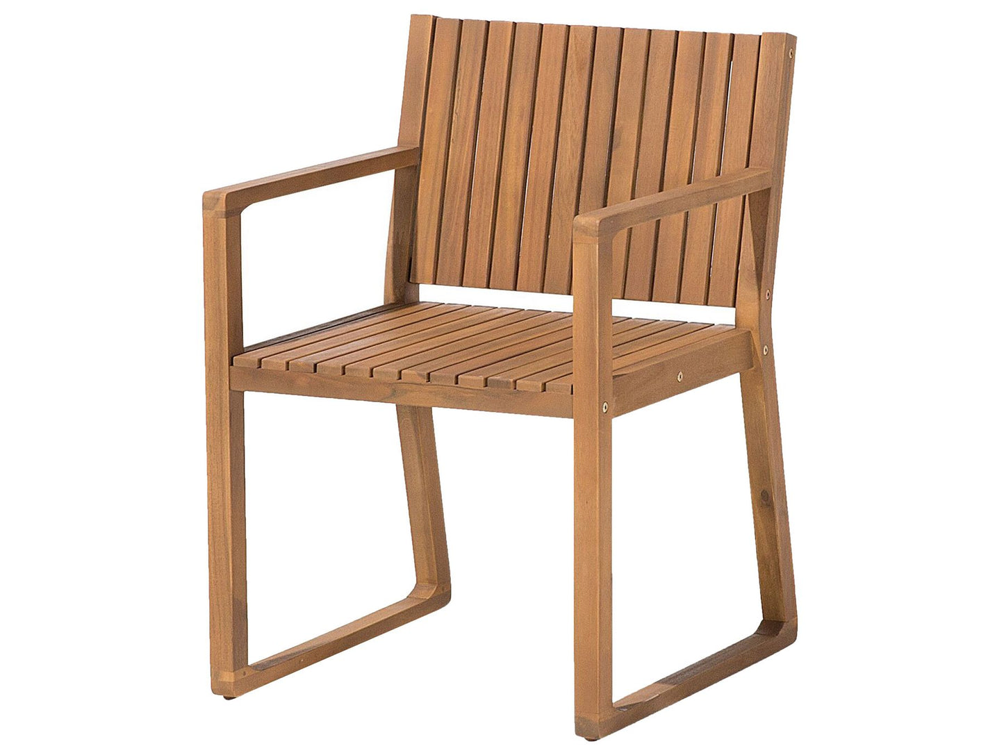 Garden Dining Set with Trolley 8 Seater SASSARI Acacia Wood Brown