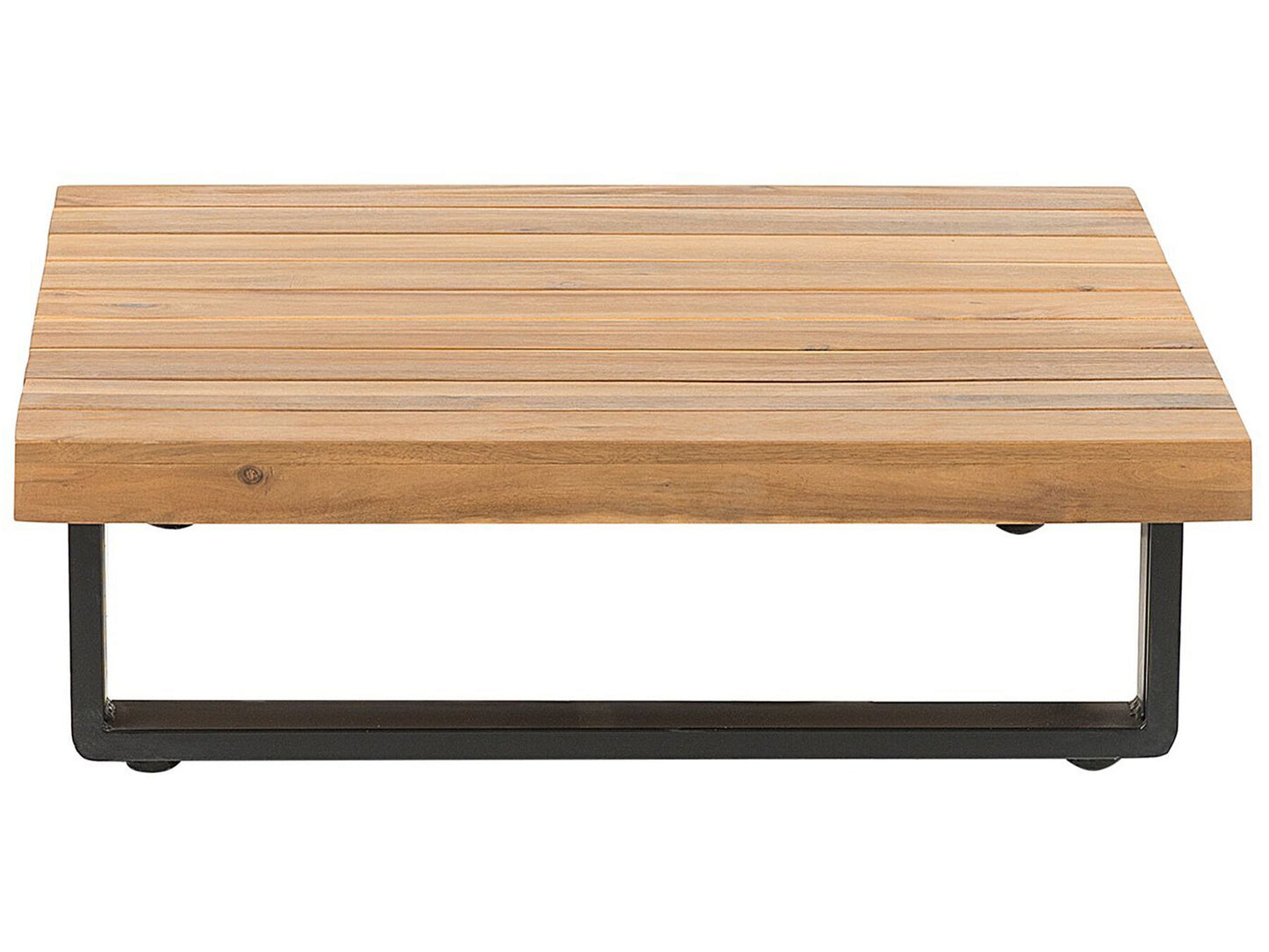 Garden Corner Sofa with Table 5 Seater MYKONOS Right Hand Certified Acacia Wood Dark Grey