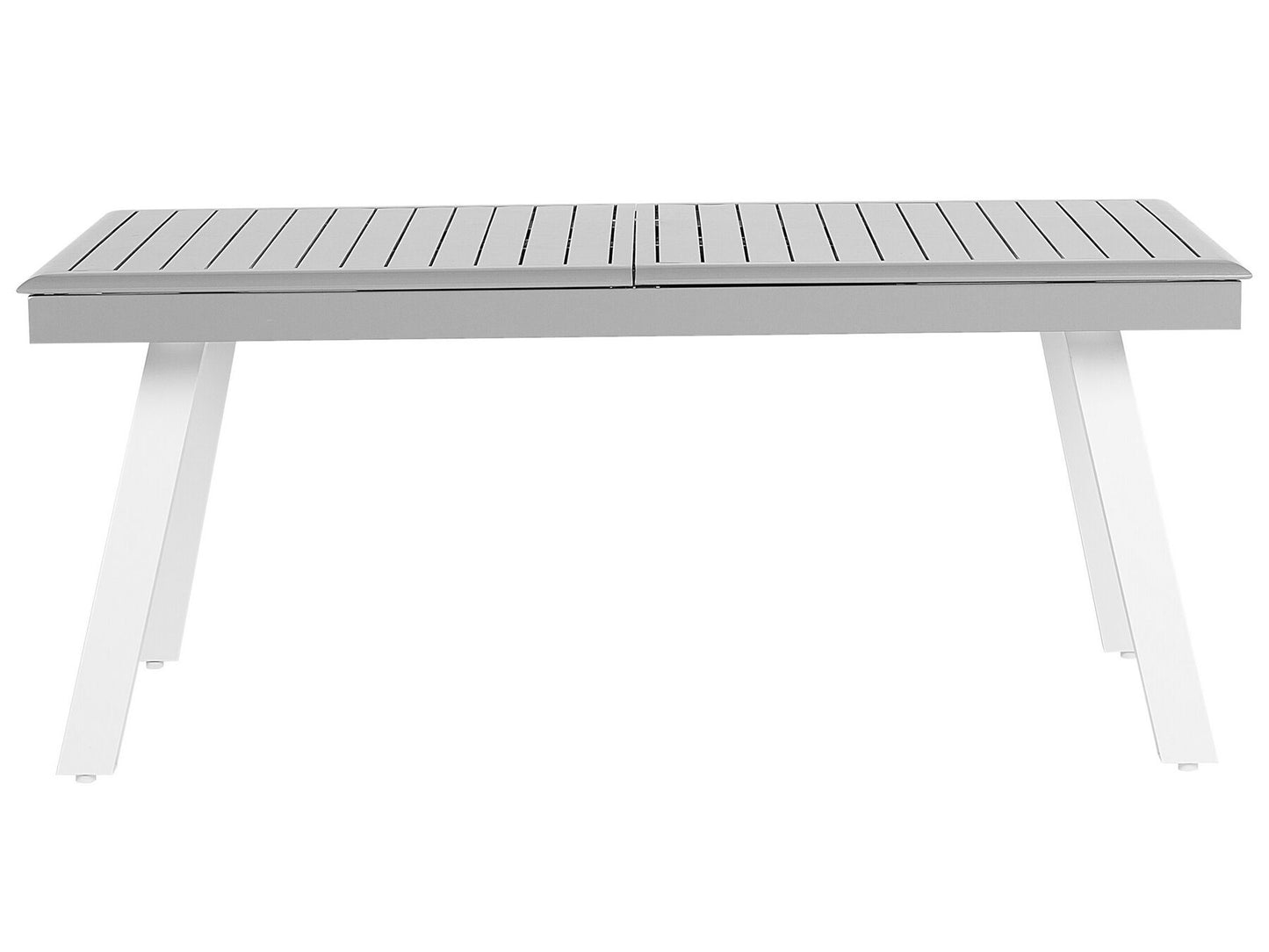 Garden Dining Set 6 Seater PERETA Metal Grey