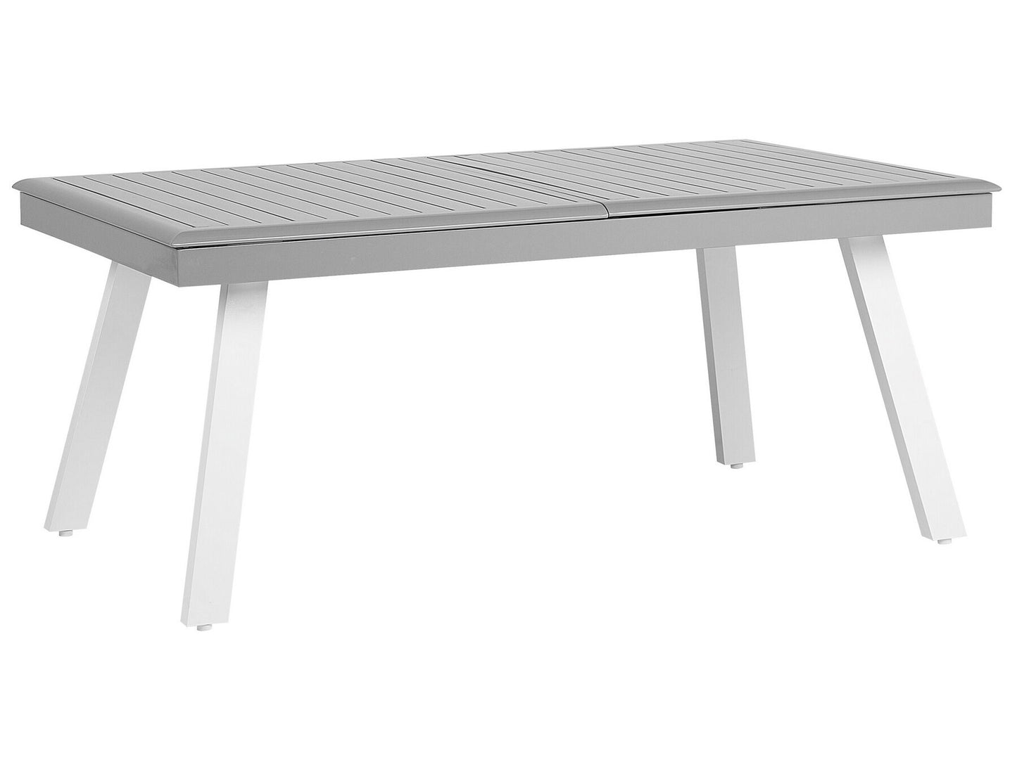 Garden Dining Set 6 Seater PERETA Metal Grey